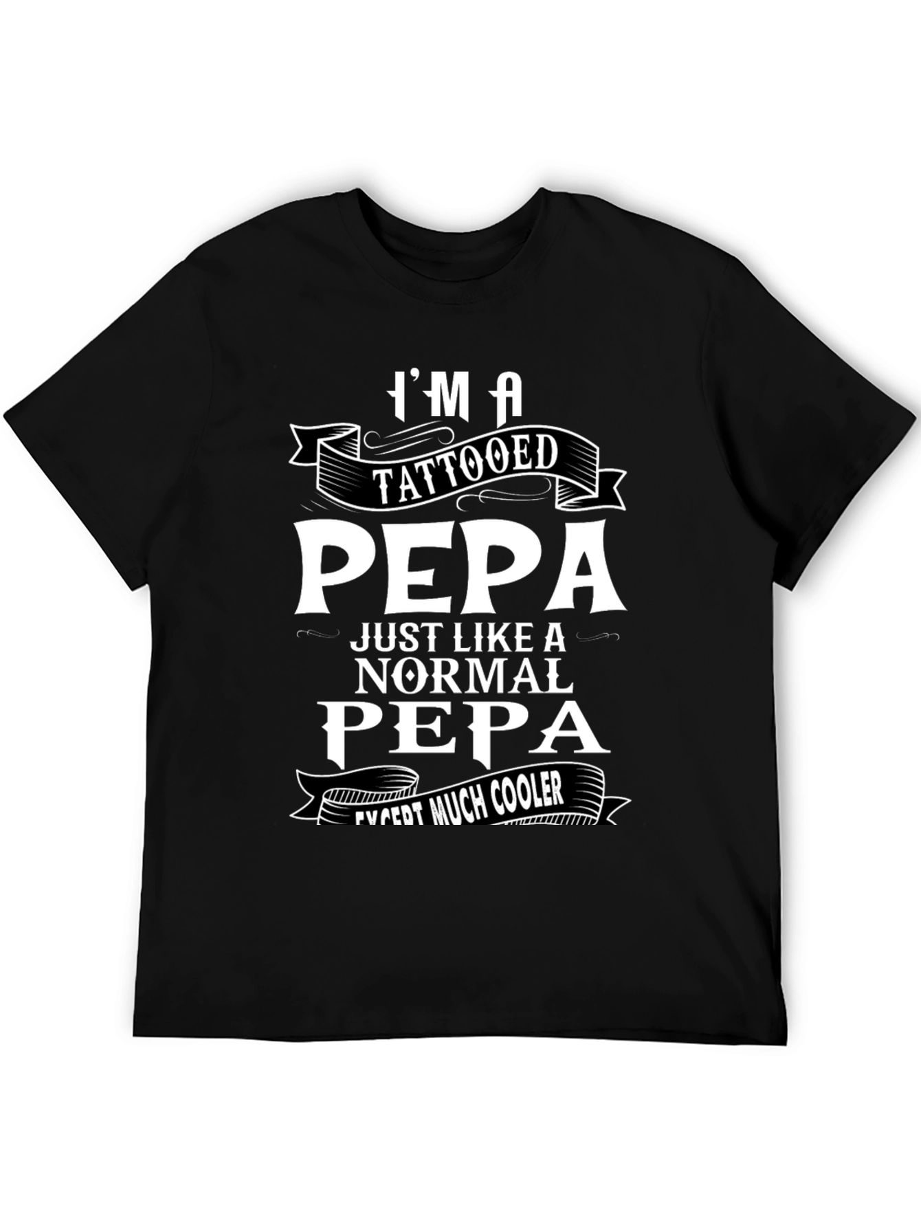 Black Tattooed Pepa Graphic T-Shirt - Cool, Unique, Stylish view 5