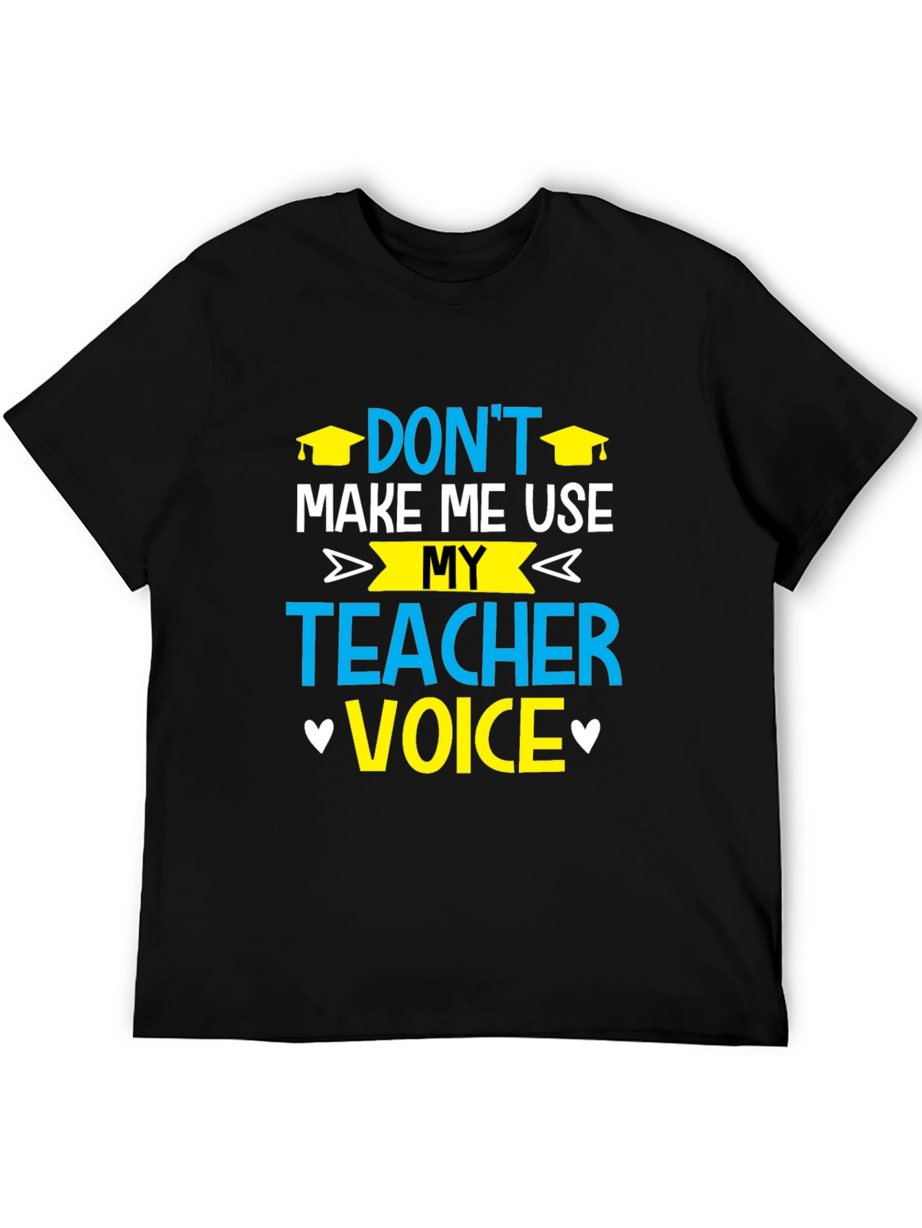Black Don't Make Me Use My Teacher Voice T-Shirt view 5