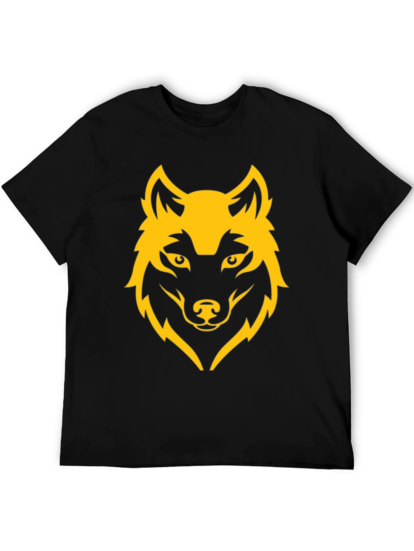 Black Wolf Graphic Tee - Bold Design, Soft Fabric view 5