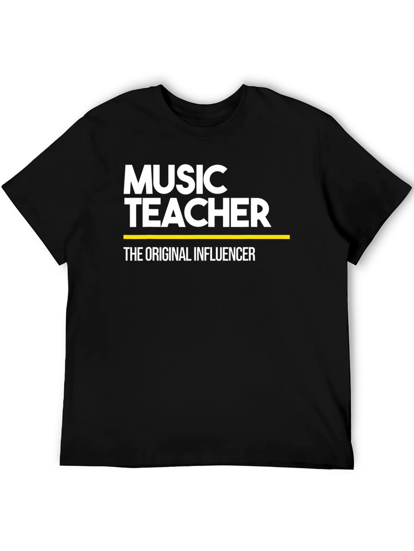 Black Music Teacher Influencer Graphic Tee view 5