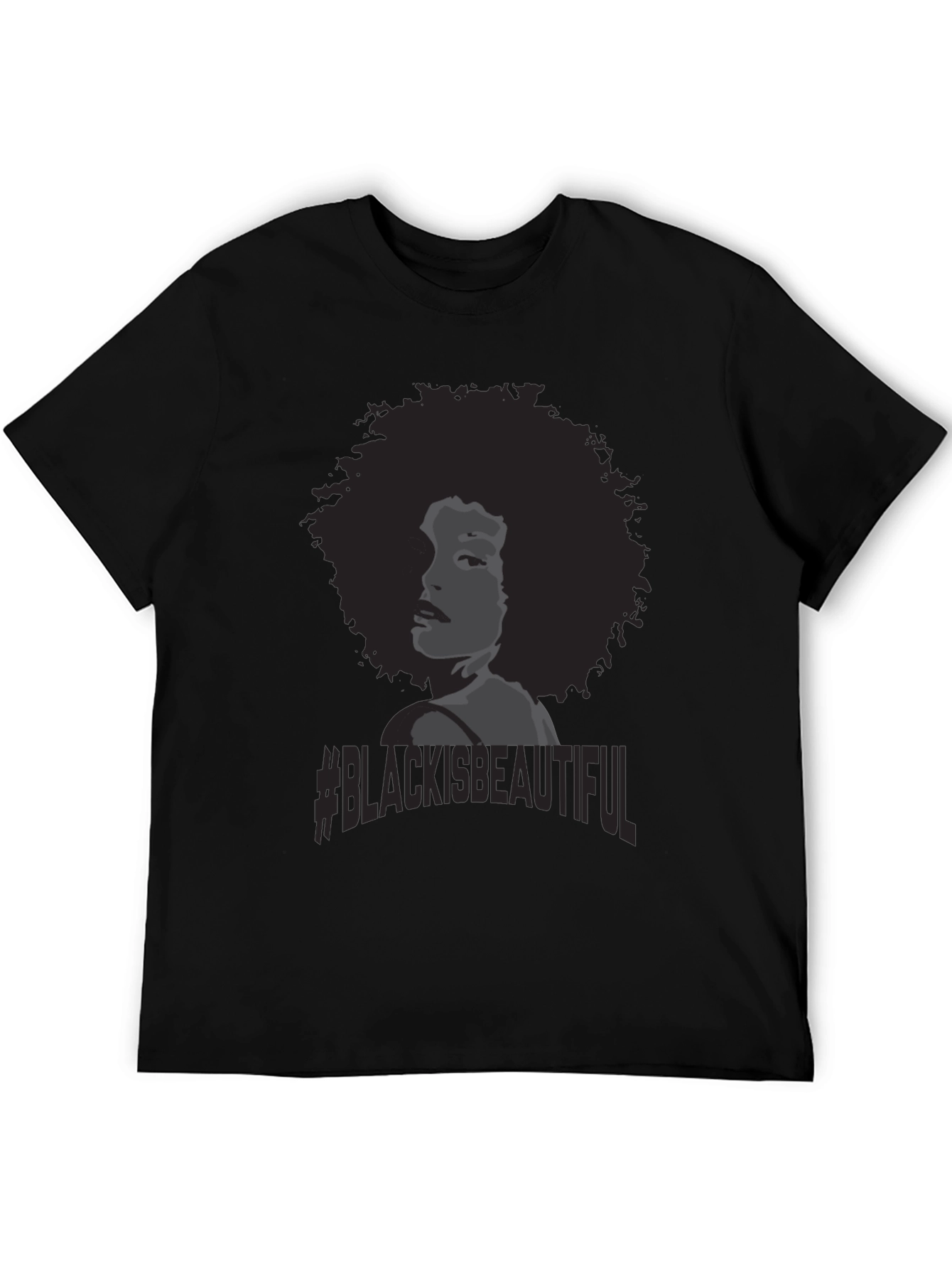 Black Black Is Beautiful T-Shirt Afro Woman view 5