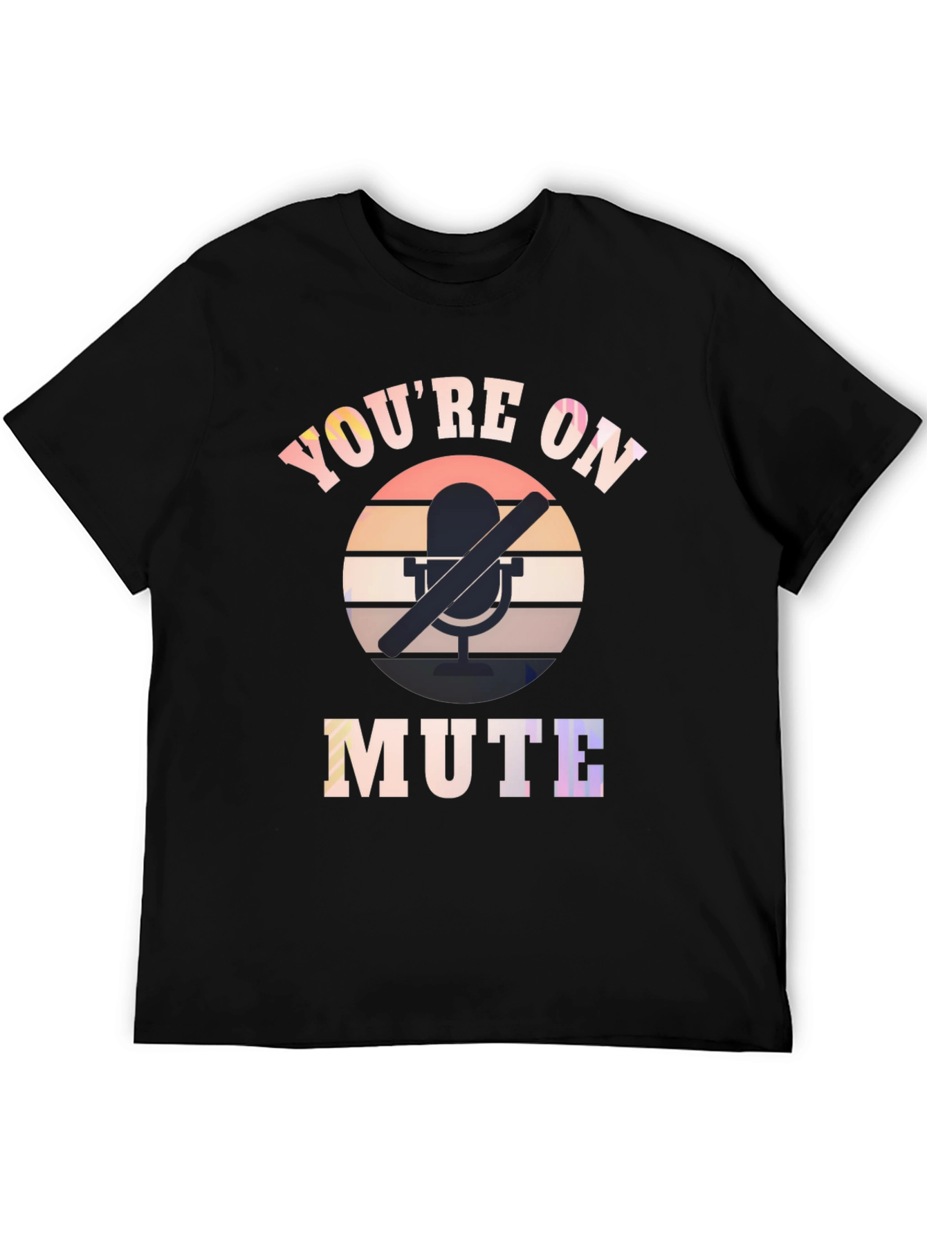 Black You're on Mute Graphic T-Shirt view 5