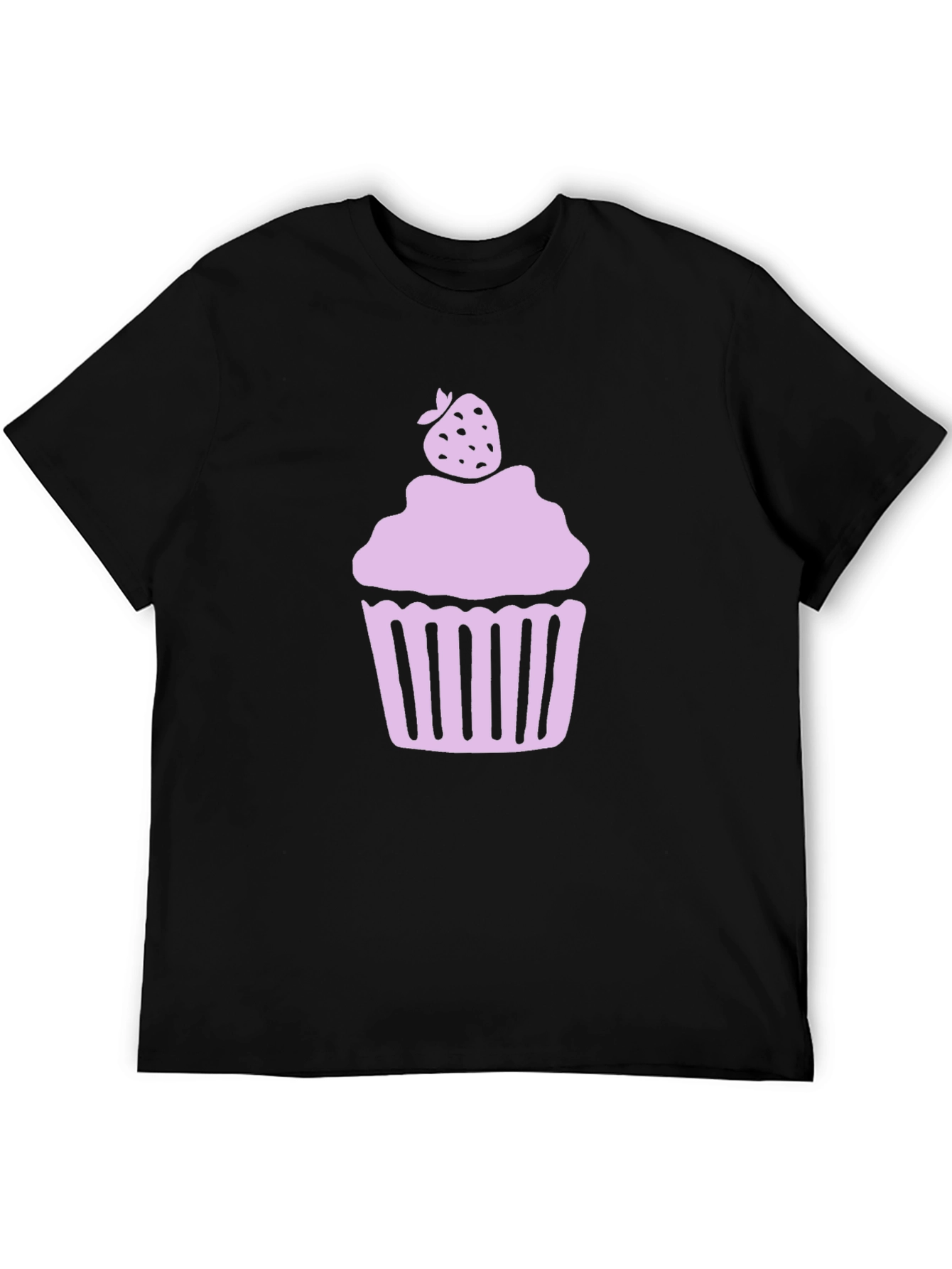 Black Cupcake Graphic Tee - Sweet Style, Black Shirt view 5