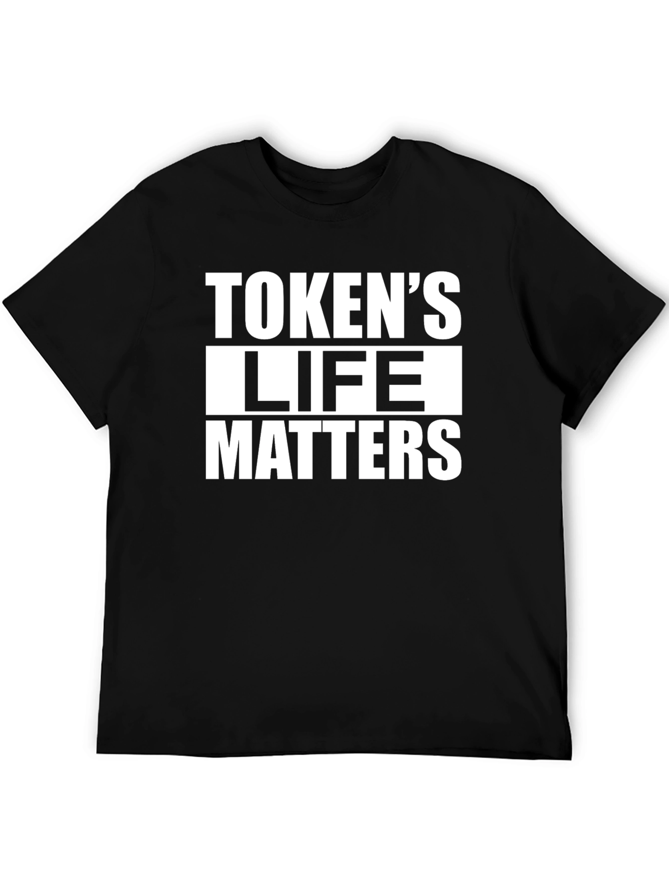 Black Token's Life Matters Graphic Tee - Black T-Shirt view 5