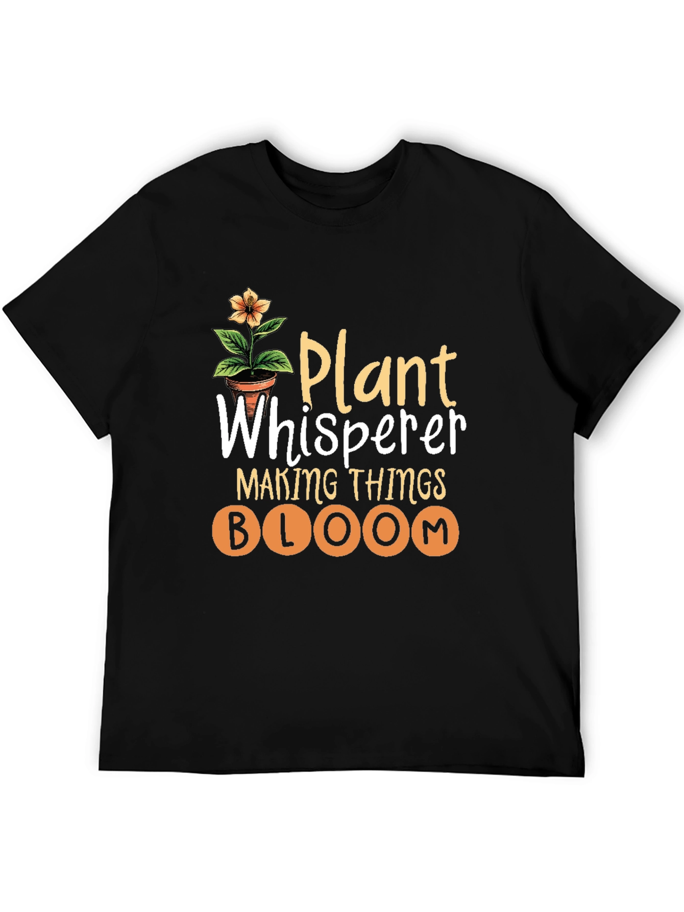 Black Plant Whisperer Graphic Tee view 5