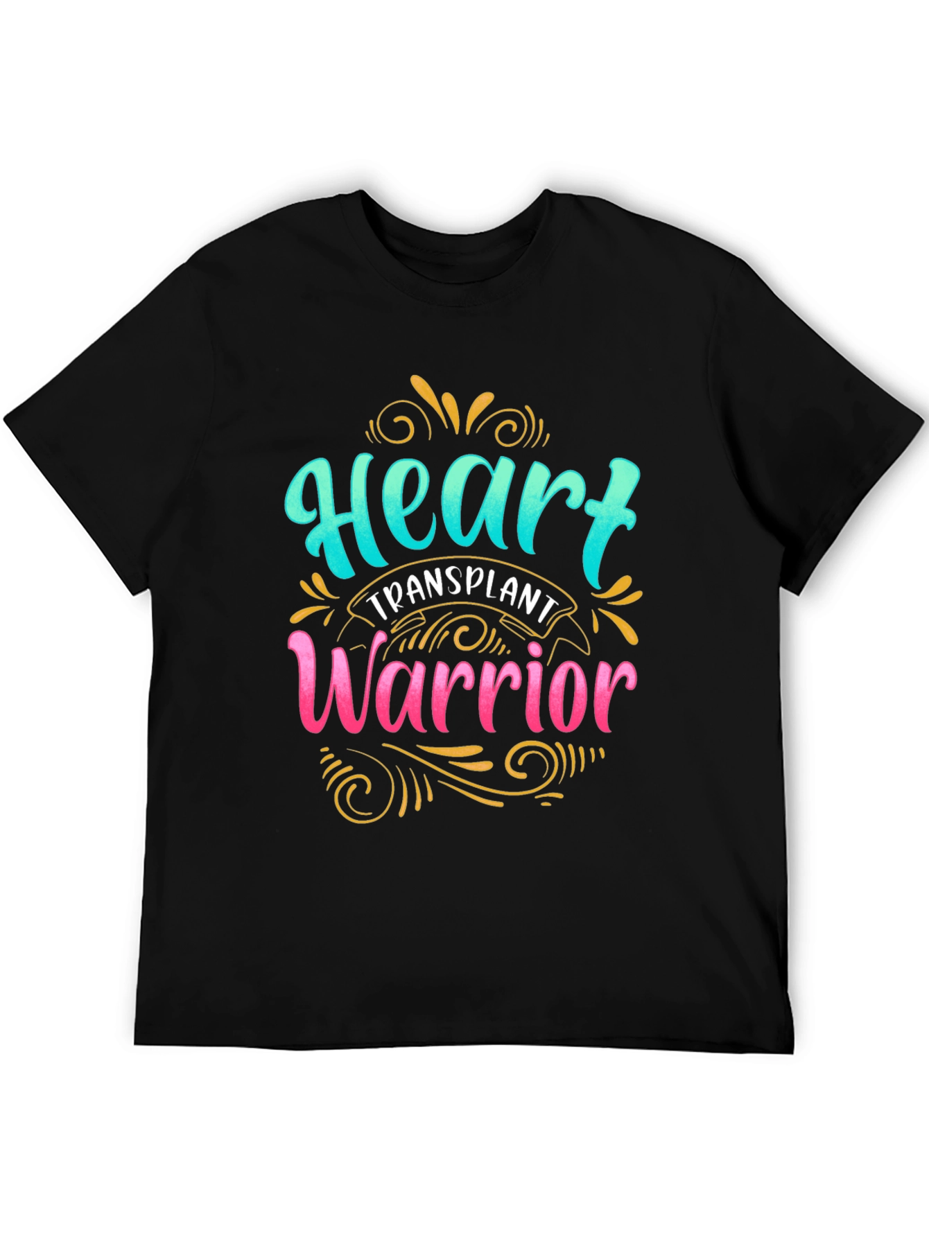 Black Heart Transplant Warrior T-Shirt view 5