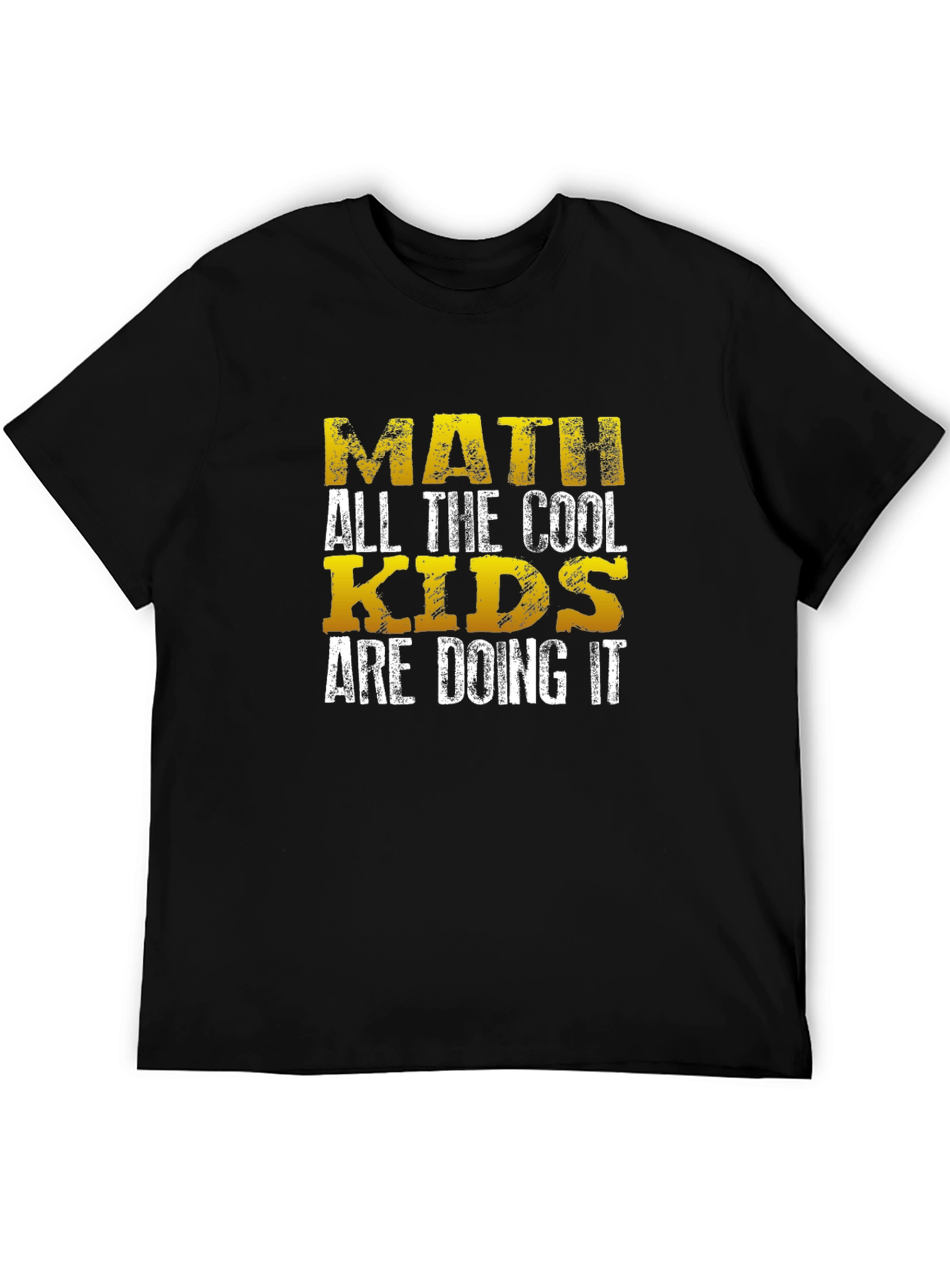 Black Math Cool Kids T-Shirt - Black view 5