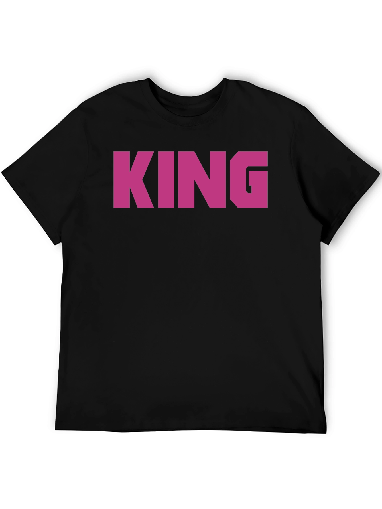 Black King Graphic Tee - Bold Statement T-Shirt view 5