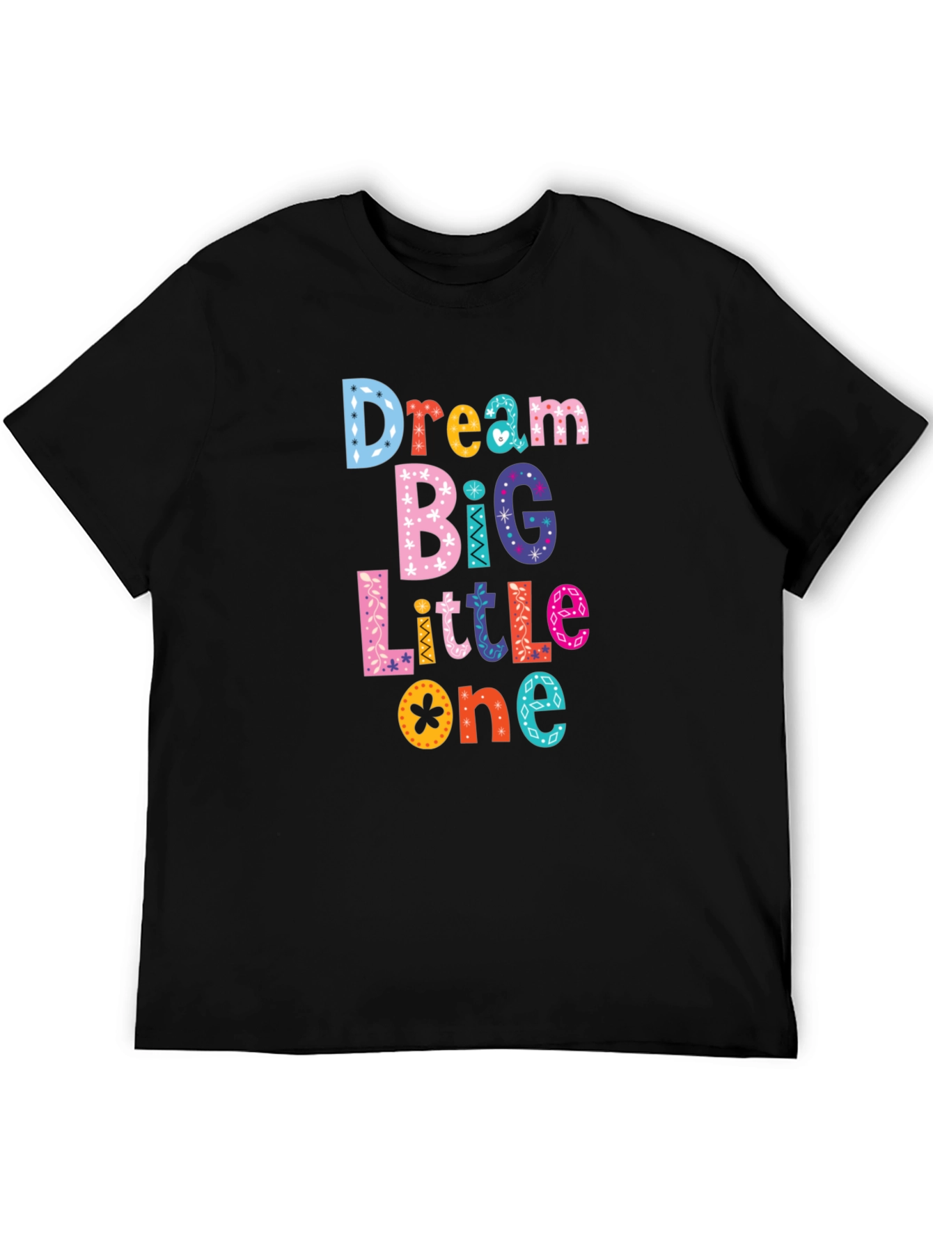 Black Dream Big Little One Graphic Tee view 5