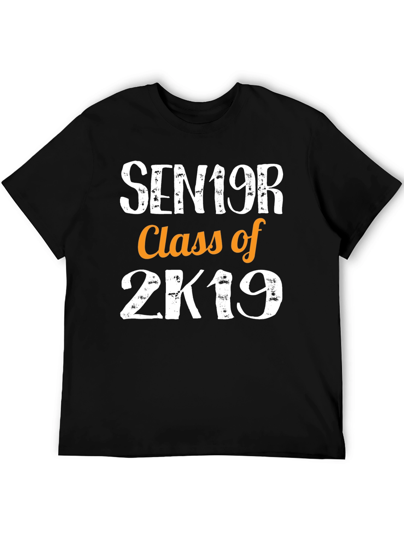 Black Senior Class of 2K19 T-Shirt view 5