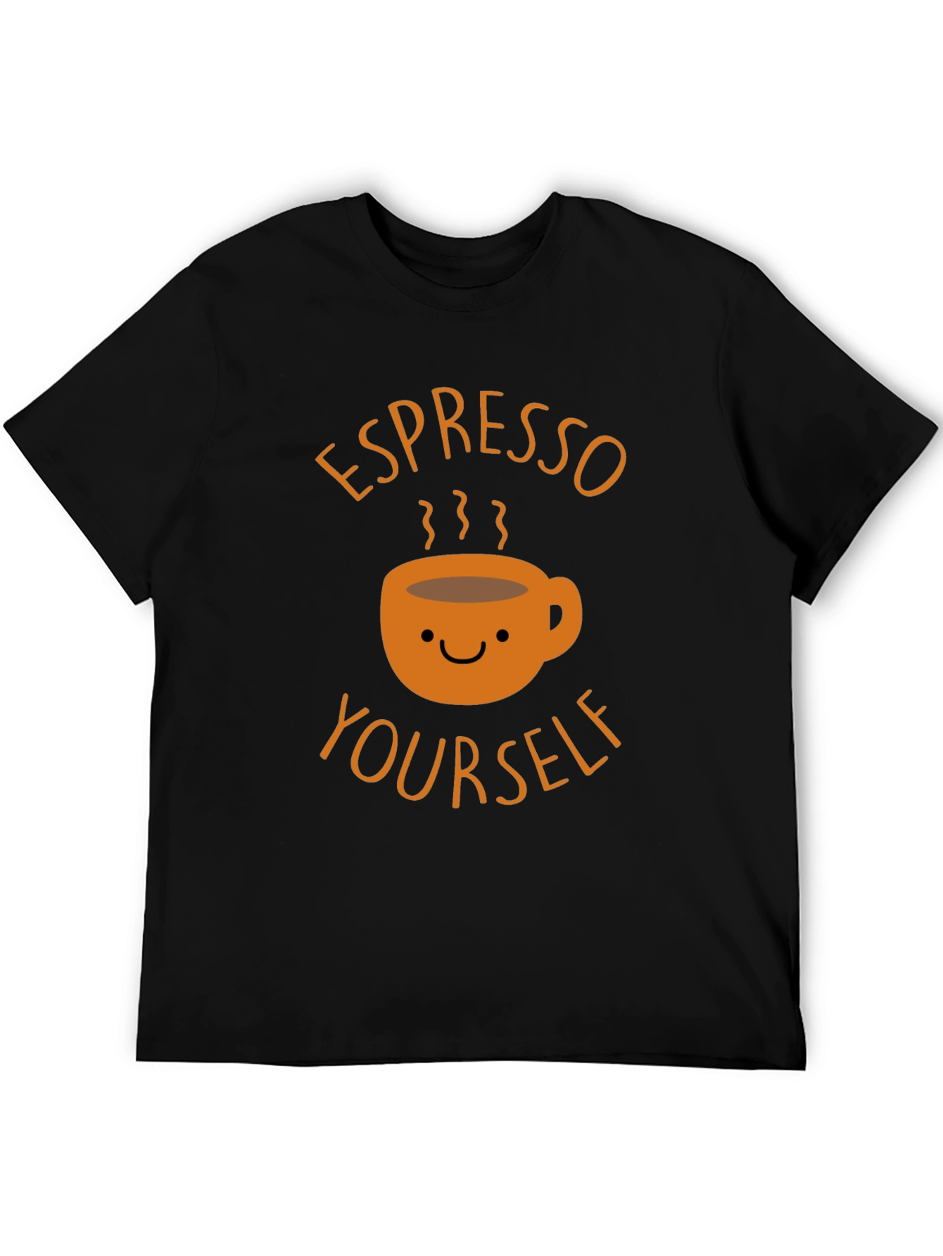 Black Espresso Yourself Graphic Tee - Coffee Lover Shirt view 5