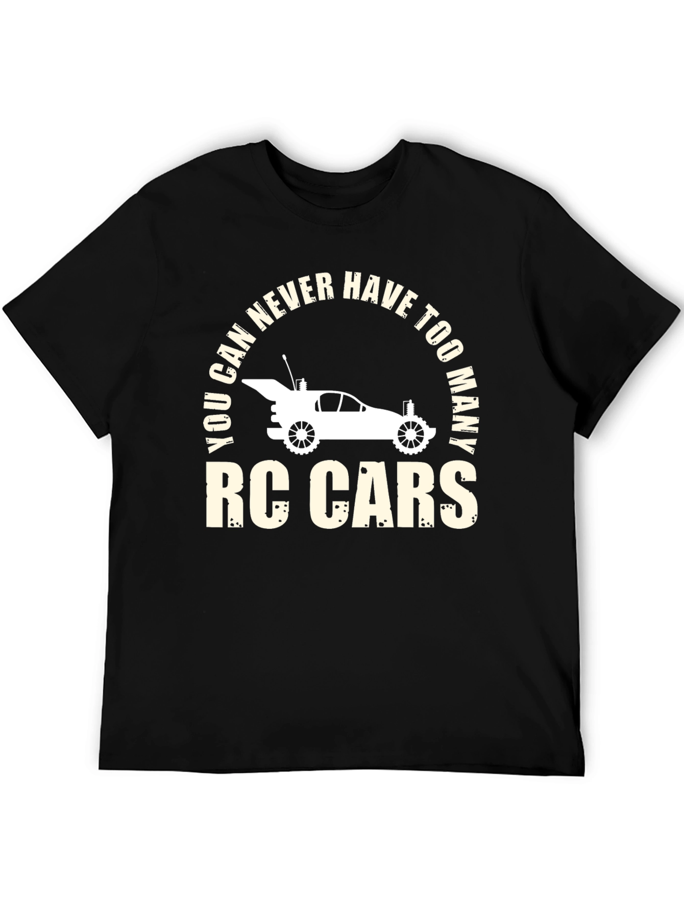 Black RC Cars T-Shirt - You Can Never Have Too Many view 5