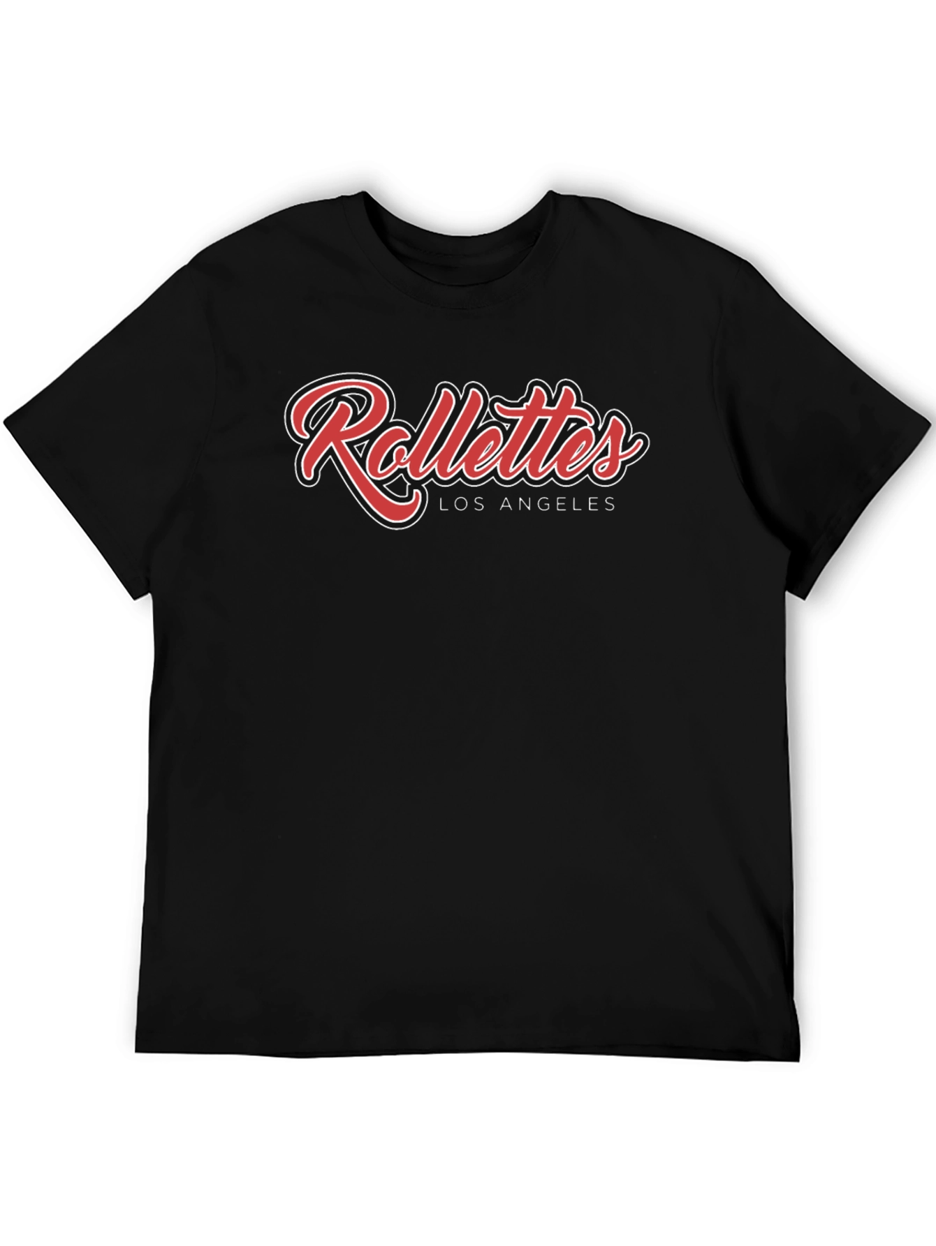 Black Rollettes Los Angeles Graphic T-Shirt - Black view 5