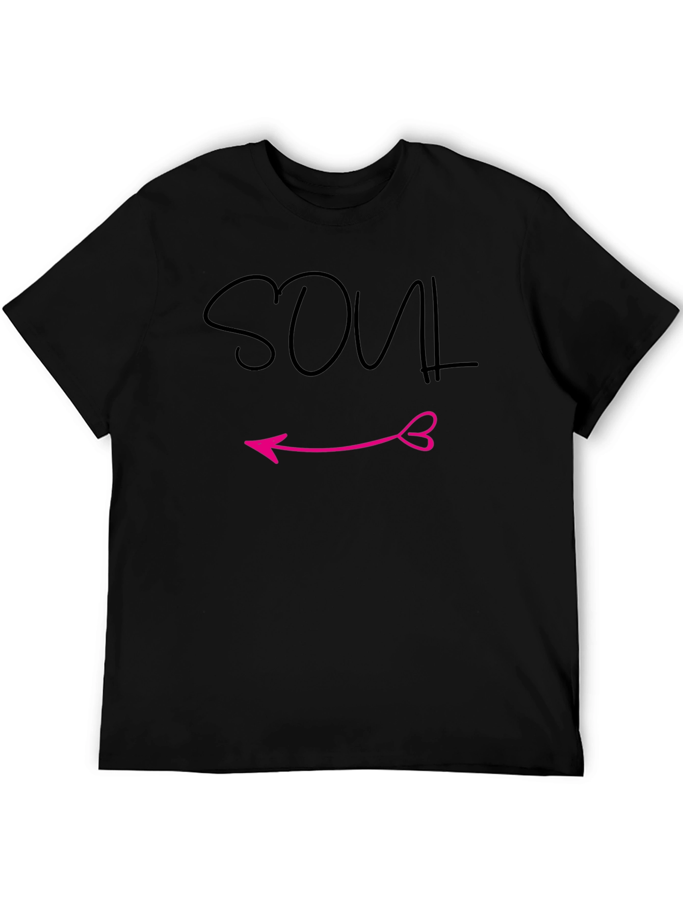 Black Soulmate Arrow Graphic Tee - Black view 5