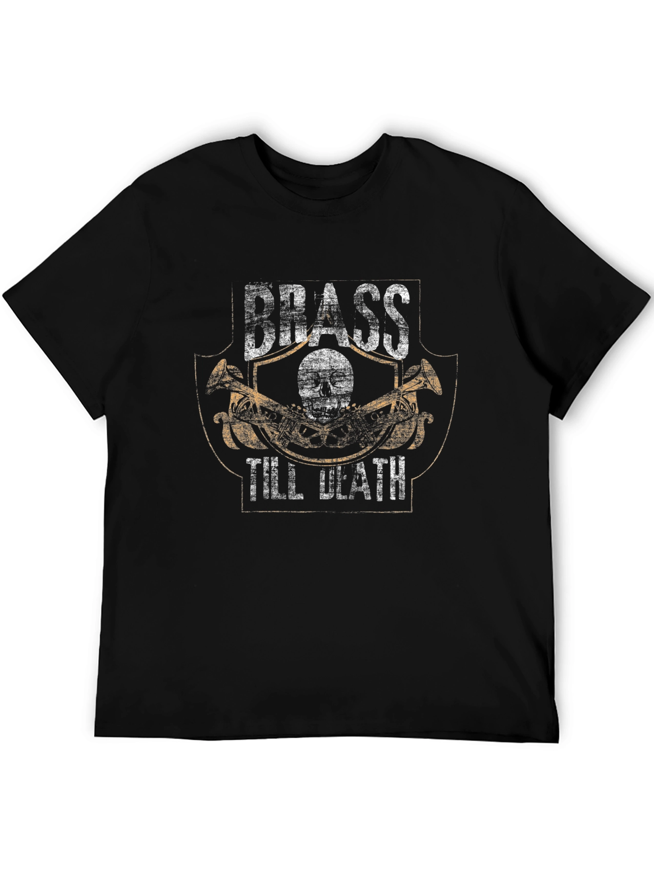 Black Brass Till Death Graphic Tee view 5