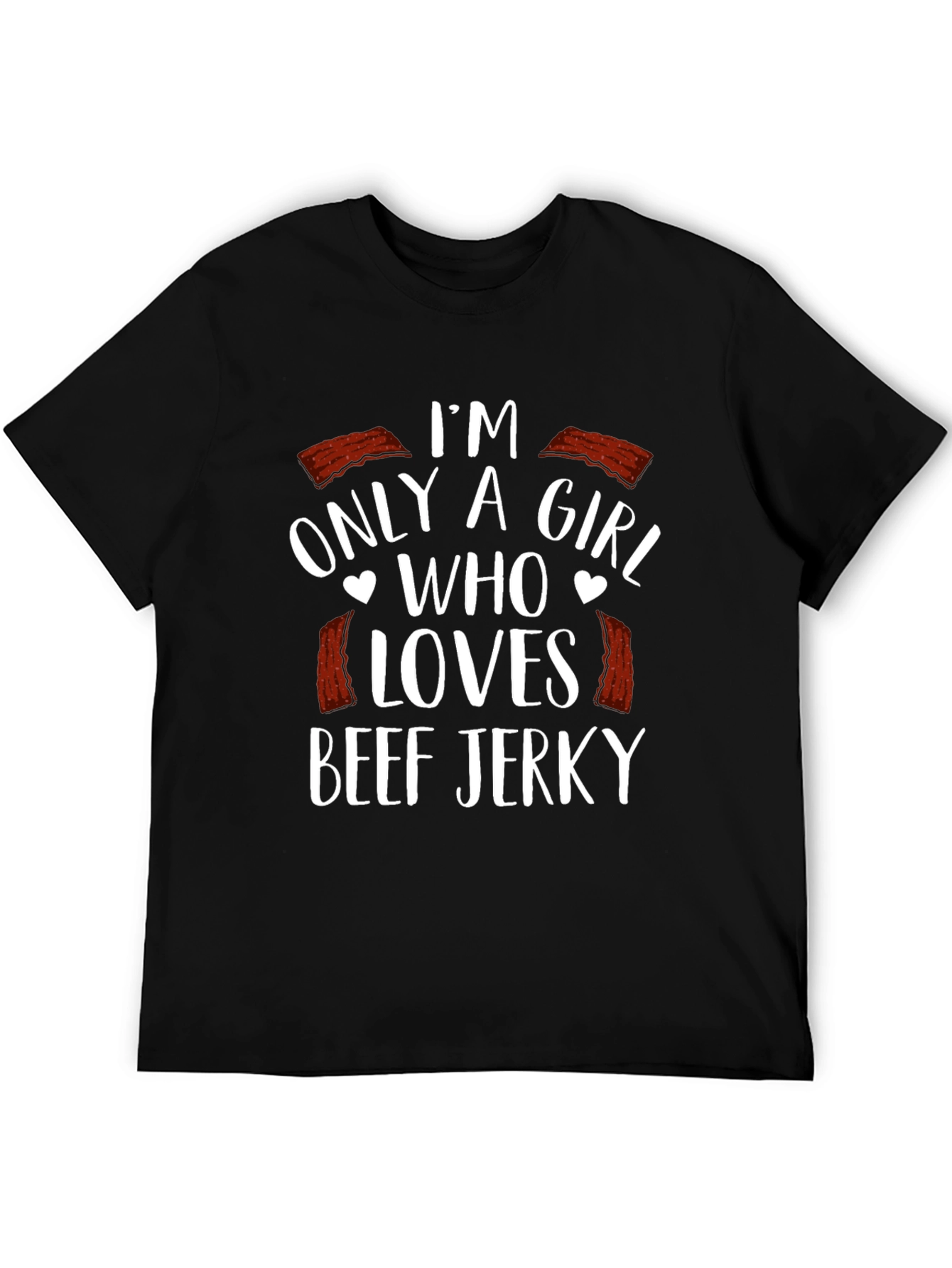 Black Beef Jerky Lover T-Shirt view 5