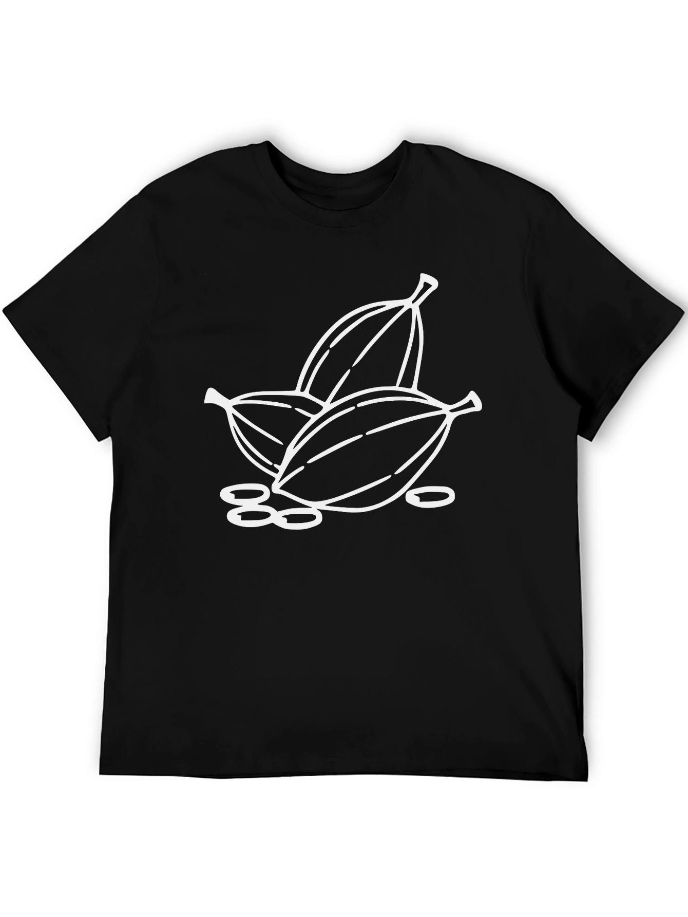 Black Banana T-Shirt - Unique Fruit Design Tee view 5