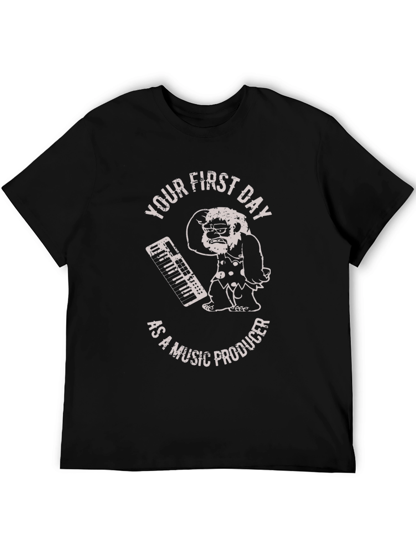 Black Music Producer First Day T-Shirt view 5