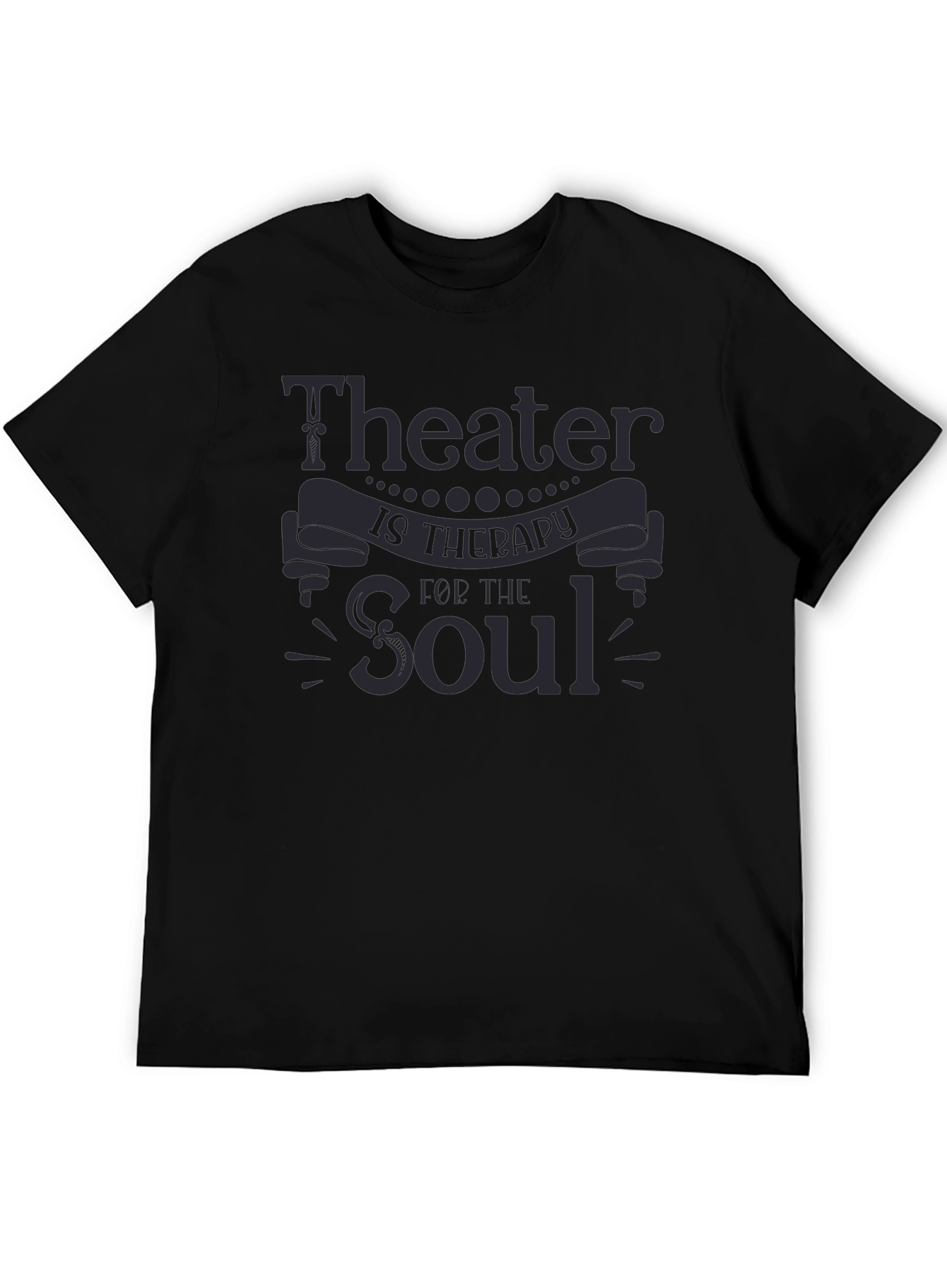 Black Theater is Therapy T-Shirt view 5