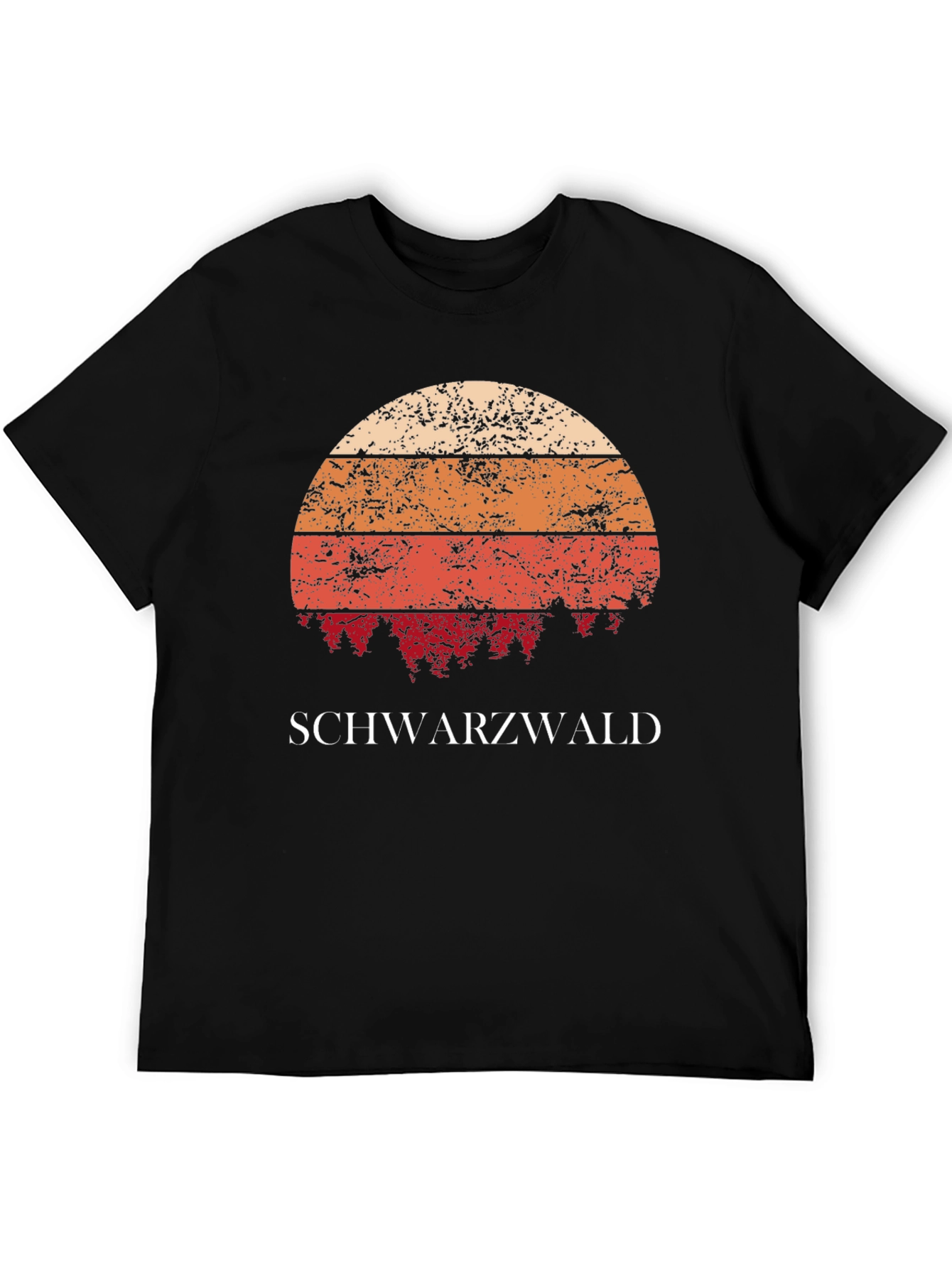 Schwarzwald Retro Sunset T-Shirt - 5