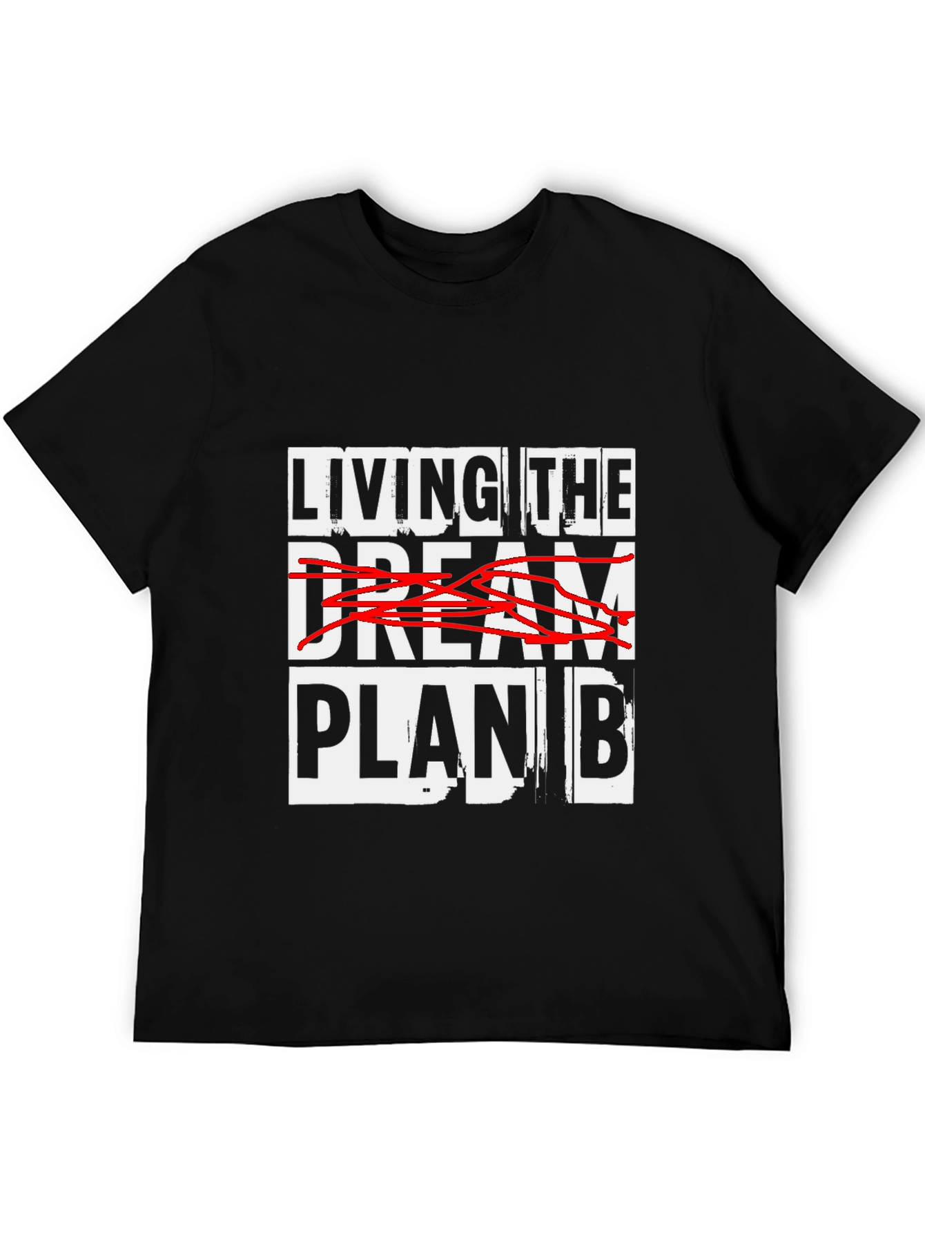 Black Living the Plan B T-Shirt view 5