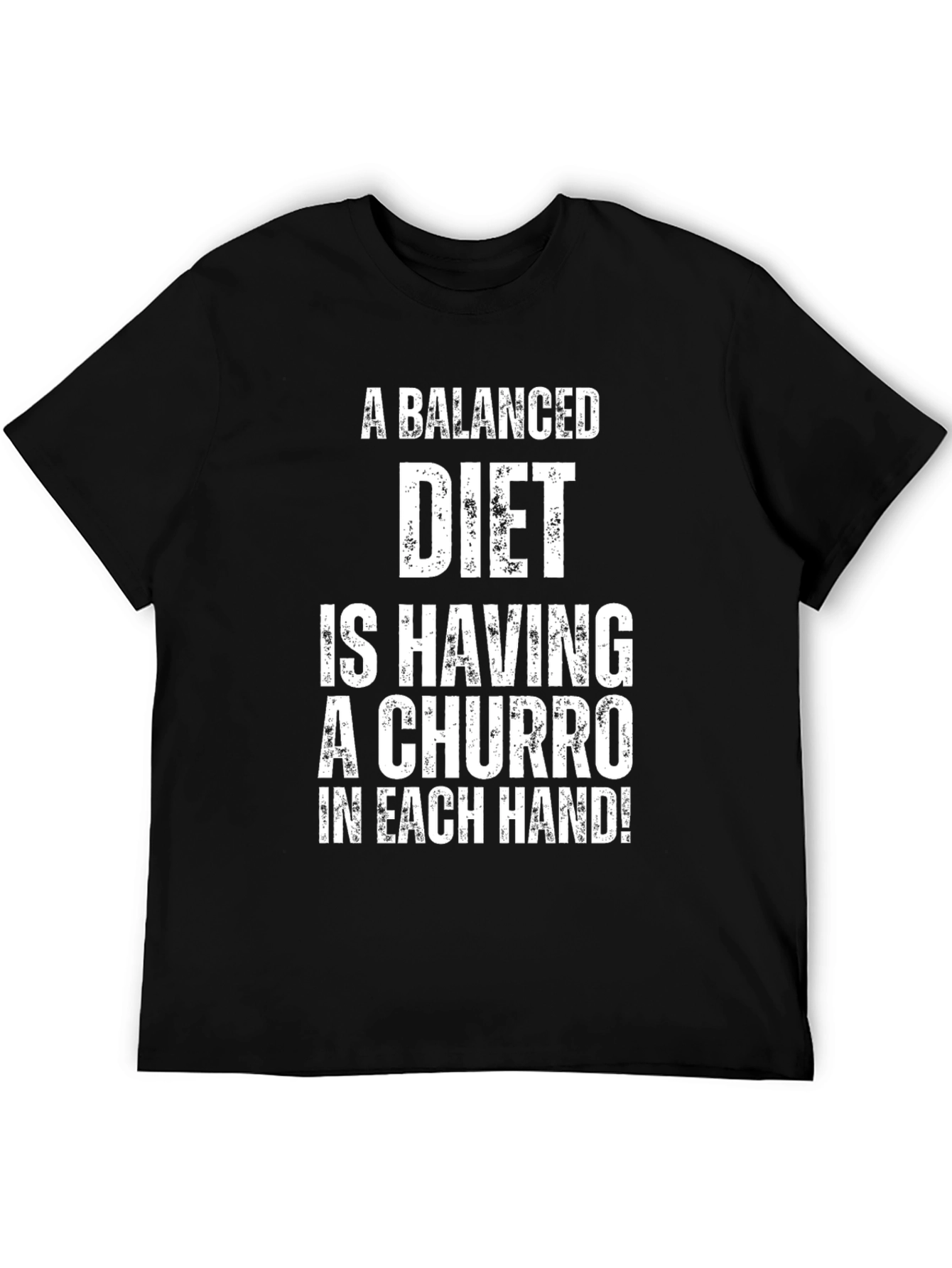 Black Balanced Diet Churro Graphic Tee view 5