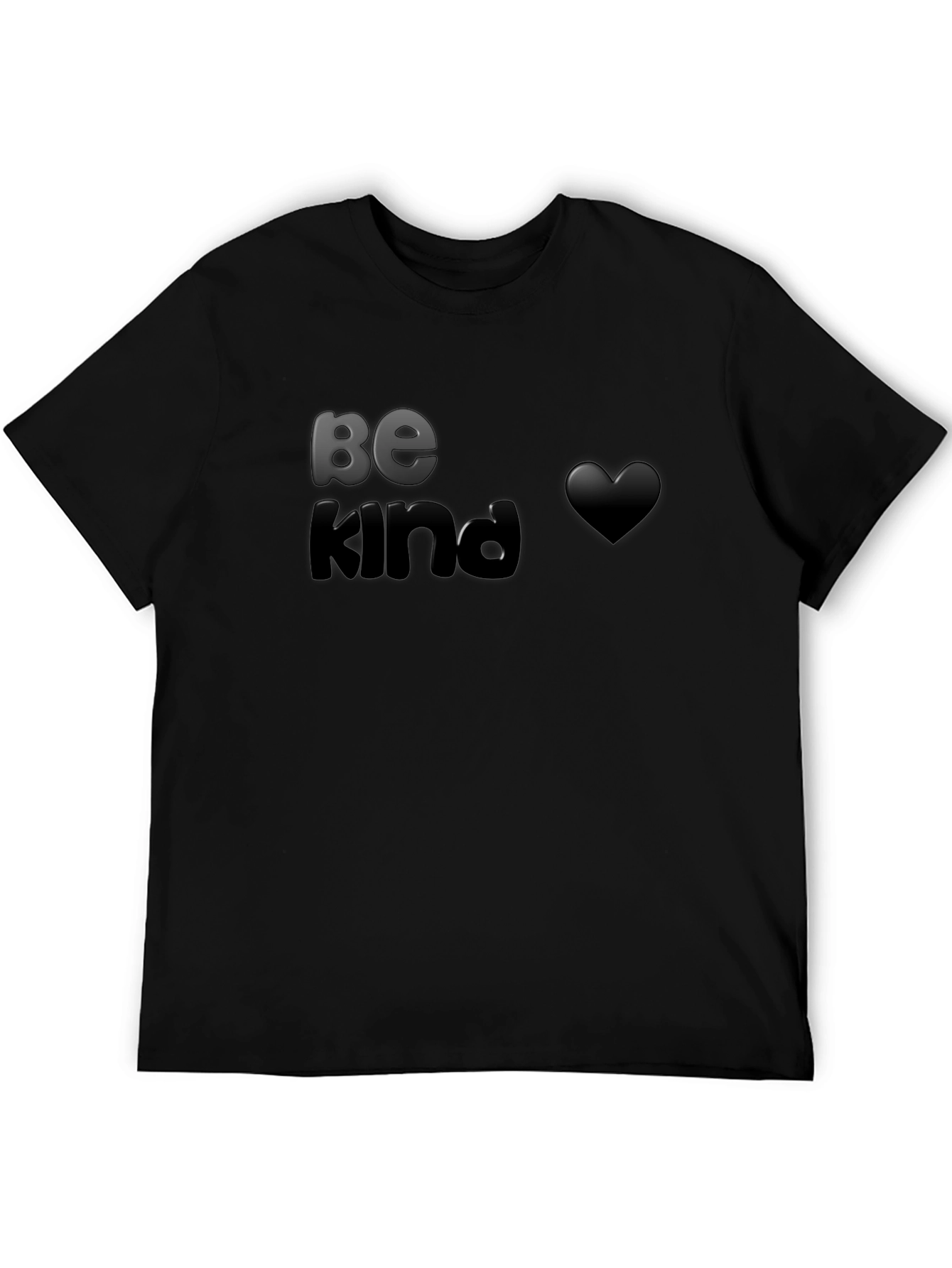 Black Be Kind Graphic T-Shirt - Soft Black Tee view 5