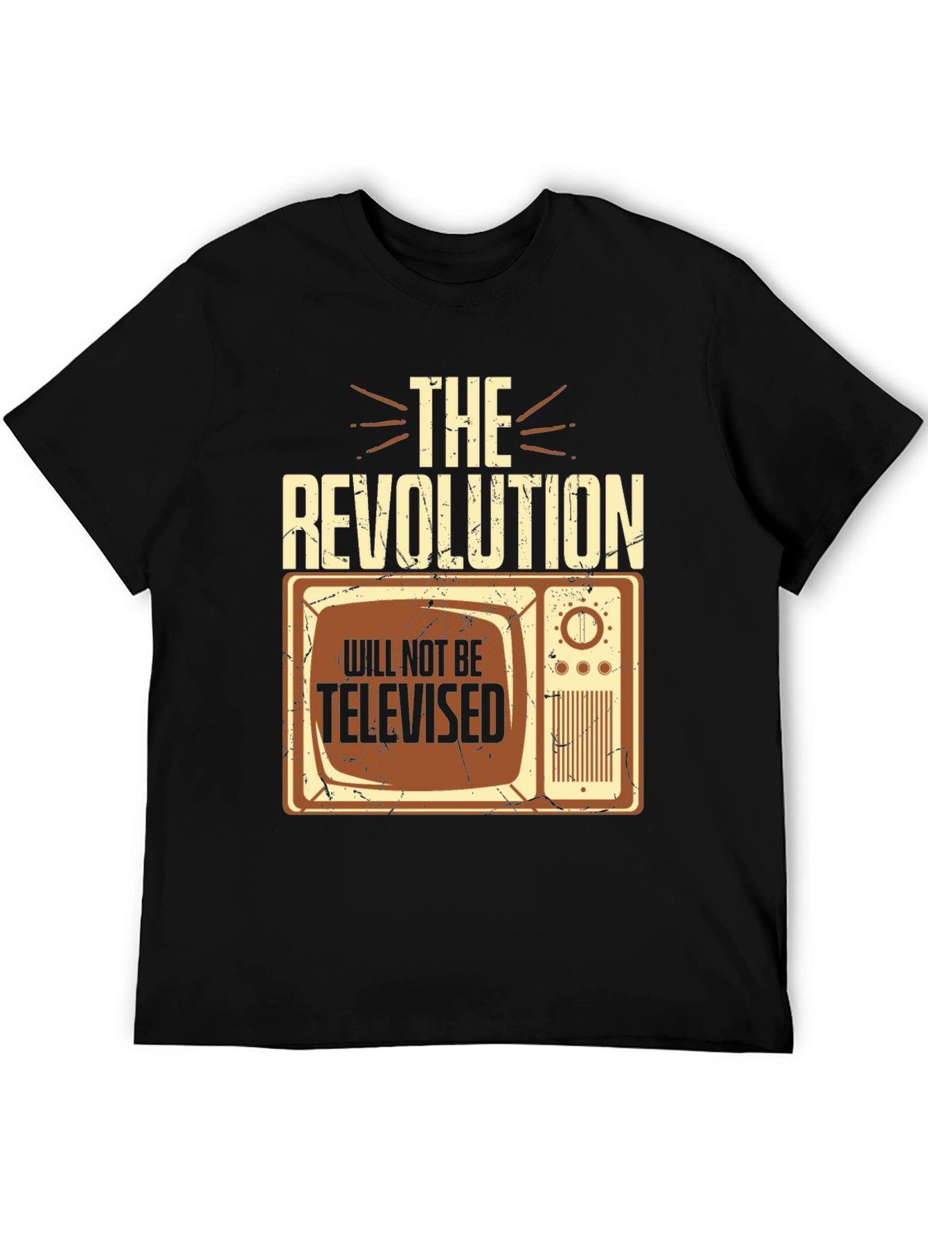 The Revolution Will Not Be Televised Graphic Tee - 5