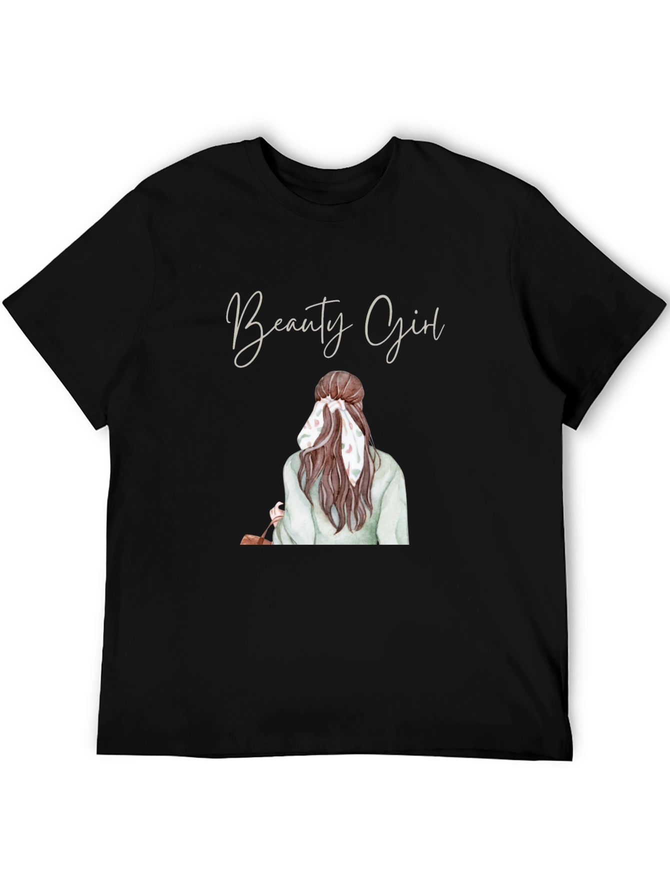Black Beauty Girl Graphic Tee - Stylish & Trendy view 5