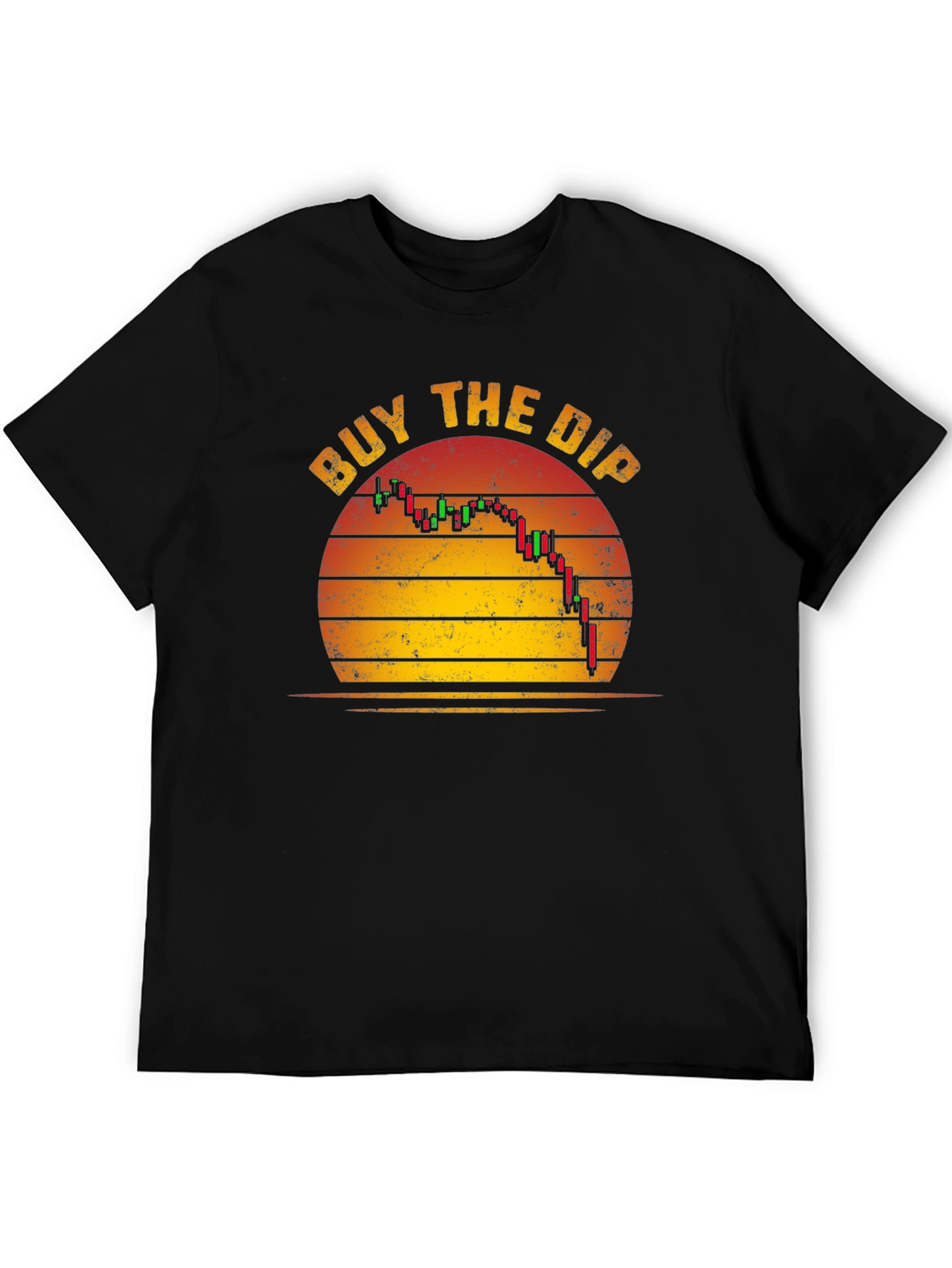 Black Buy the Dip Crypto T-Shirt view 5