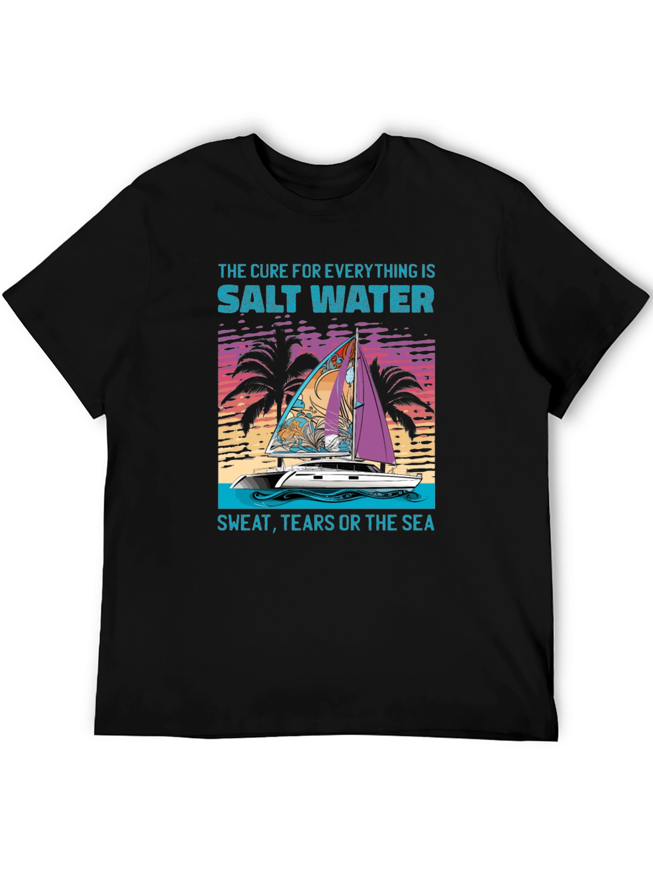 Black Salt Water Cure Graphic Tee view 5
