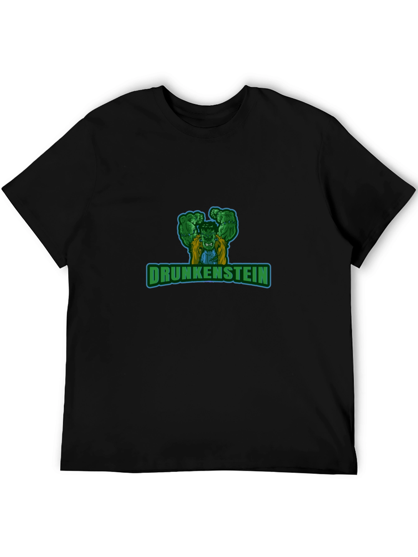 Black Drunkenstein Graphic T-Shirt view 5
