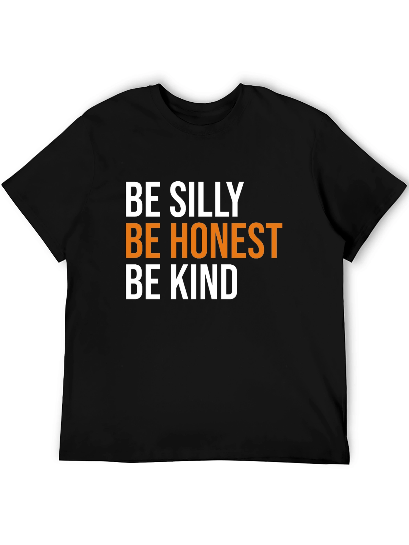 Black Be Silly, Honest, Kind Black Tee view 5