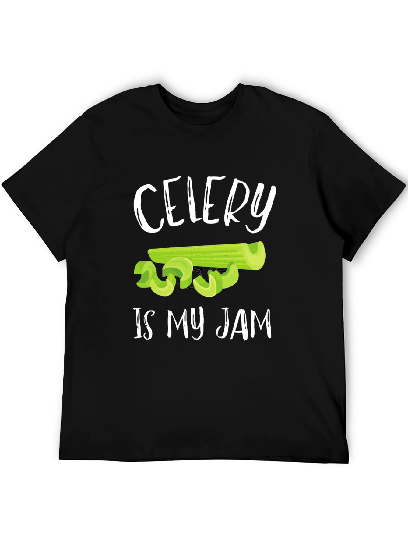 Black Celery Is My Jam T-Shirt - Funny Veggie Tee view 5