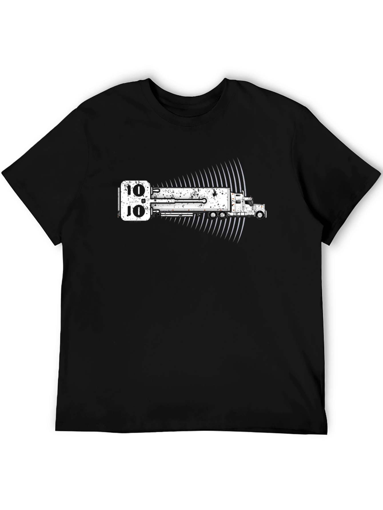 Black Trucking Domino Effect T-Shirt view 5