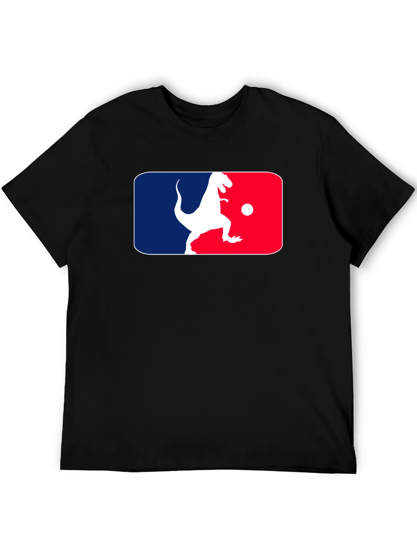 Black Dino Baseball T-Shirt view 5