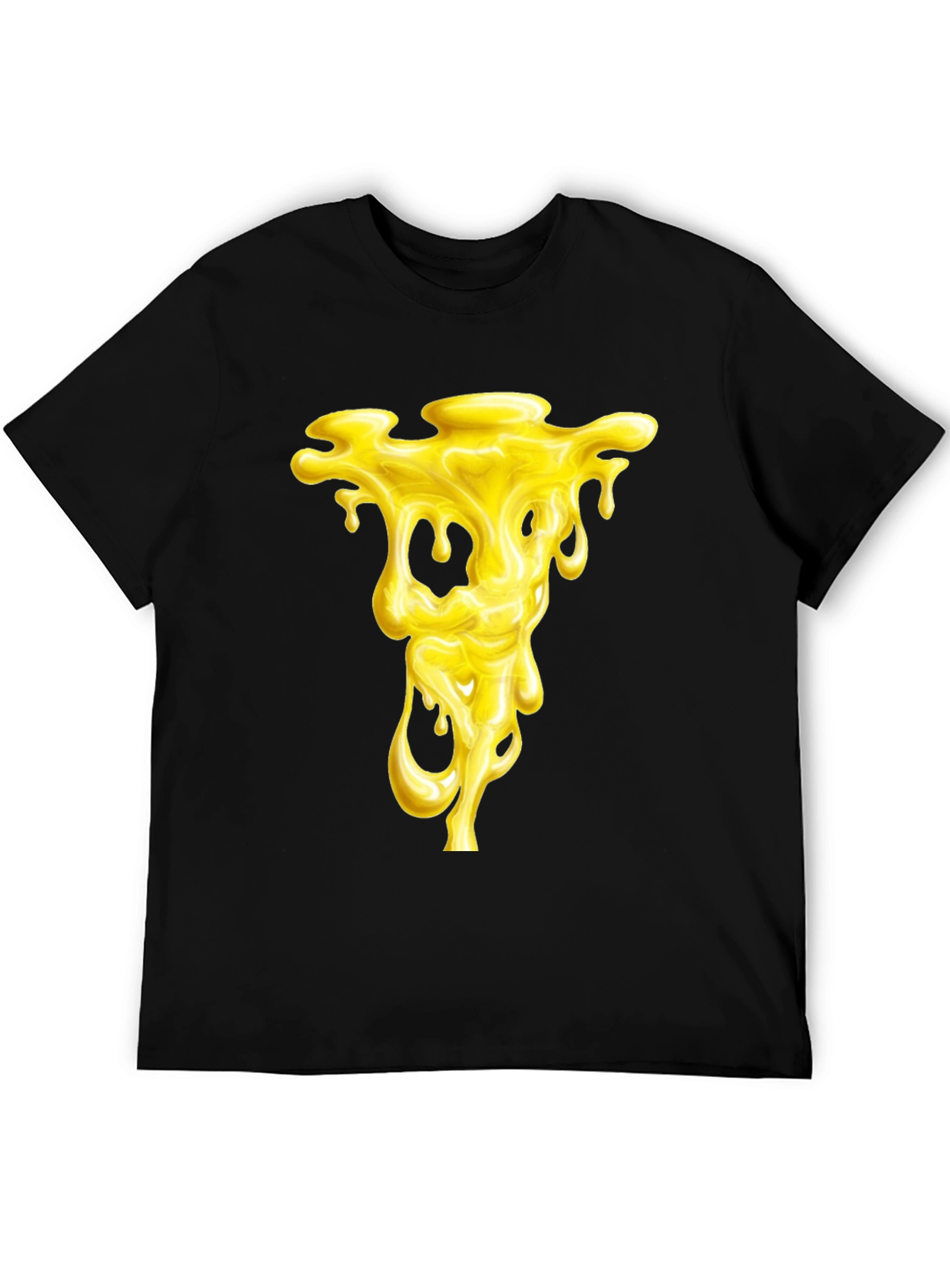 Black Dripping Honey Graphic Tee - Black view 5