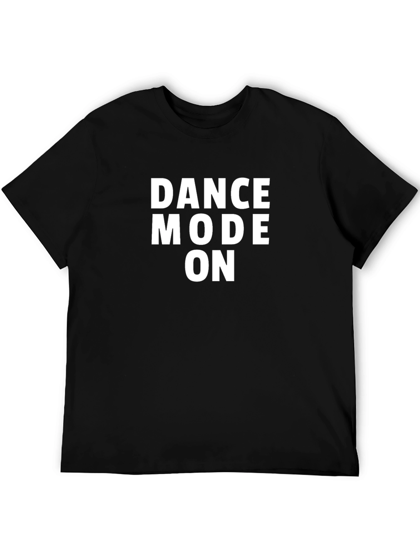 Black Dance Mode On Black T-Shirt view 5