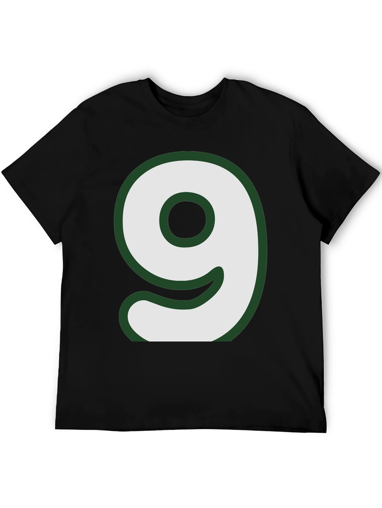 Black Number 9 Graphic T-Shirt - Casual Style view 5