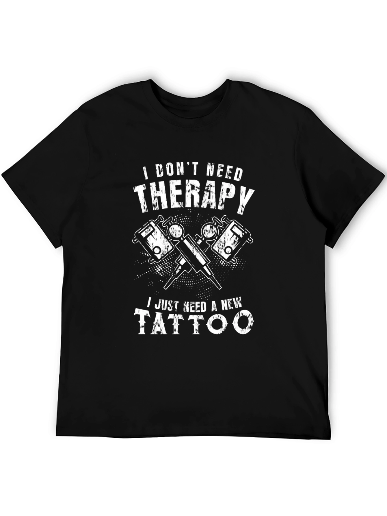 Black Therapy Tattoo Graphic Tee view 5
