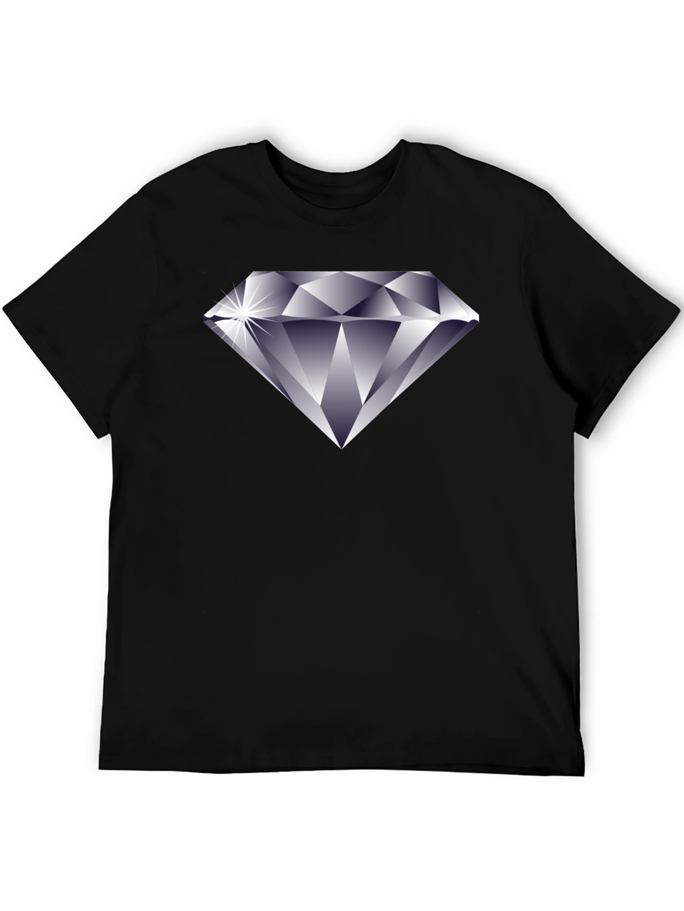 Black Diamond Graphic Black T-Shirt view 5