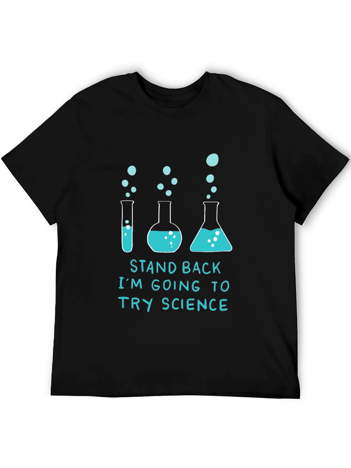Black Science Experiment Graphic T-Shirt view 5