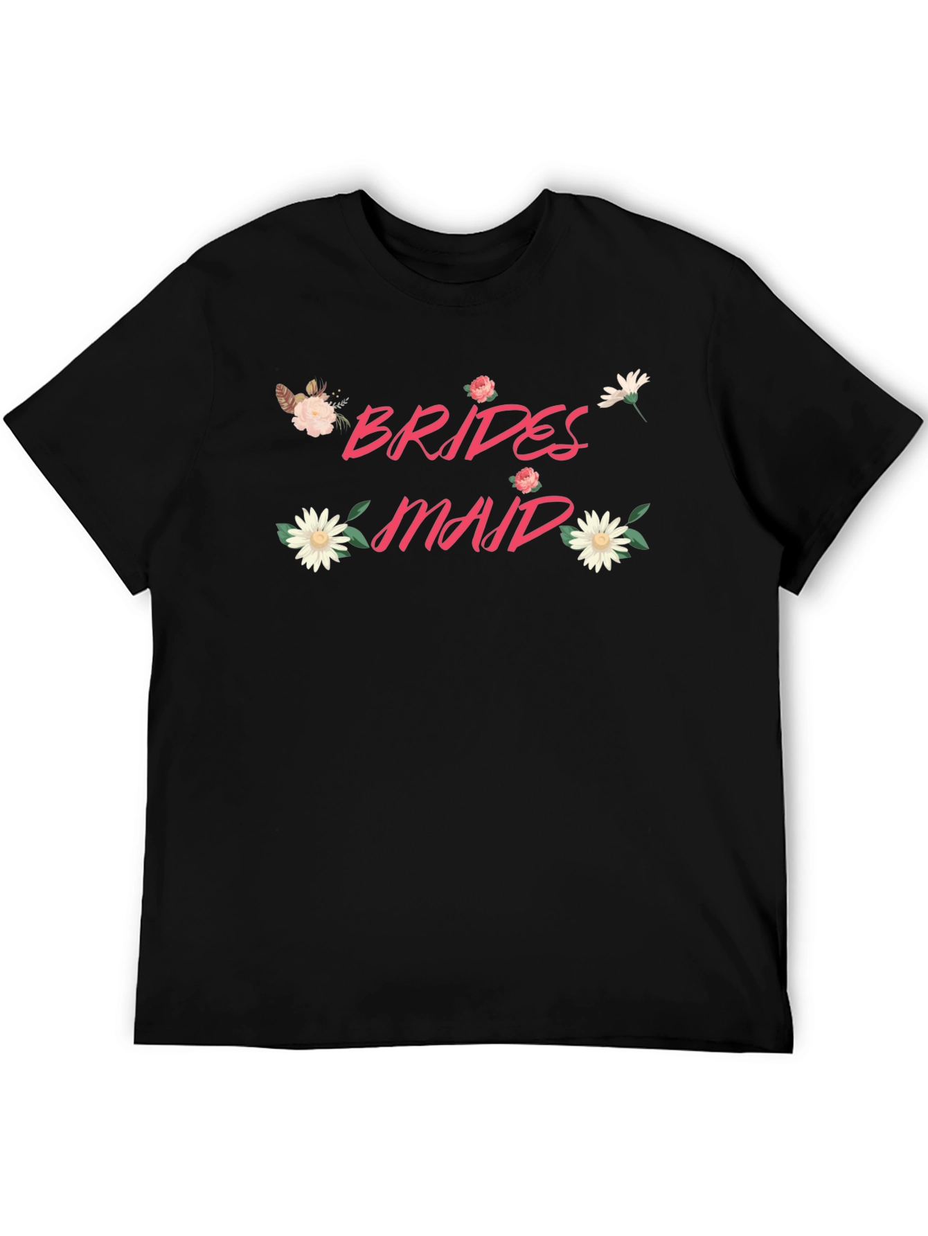 Bridesmaid Floral T-Shirt - Wedding Party Tee - 5