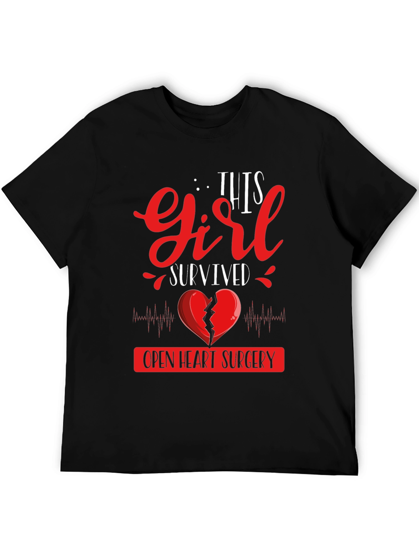 Girl Heart Surgery Survivor T-Shirt - 5
