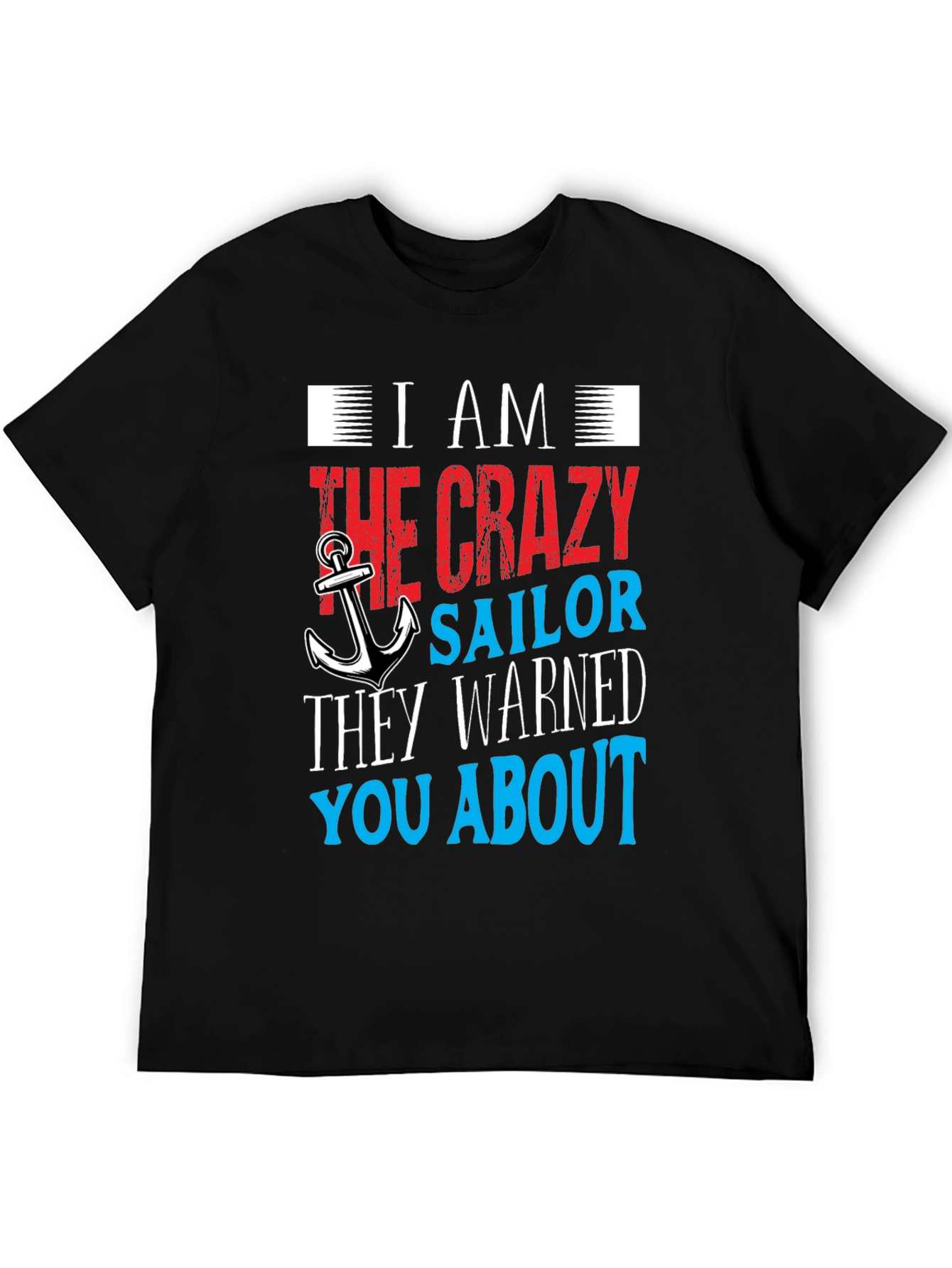 Black Crazy Sailor T-Shirt view 5