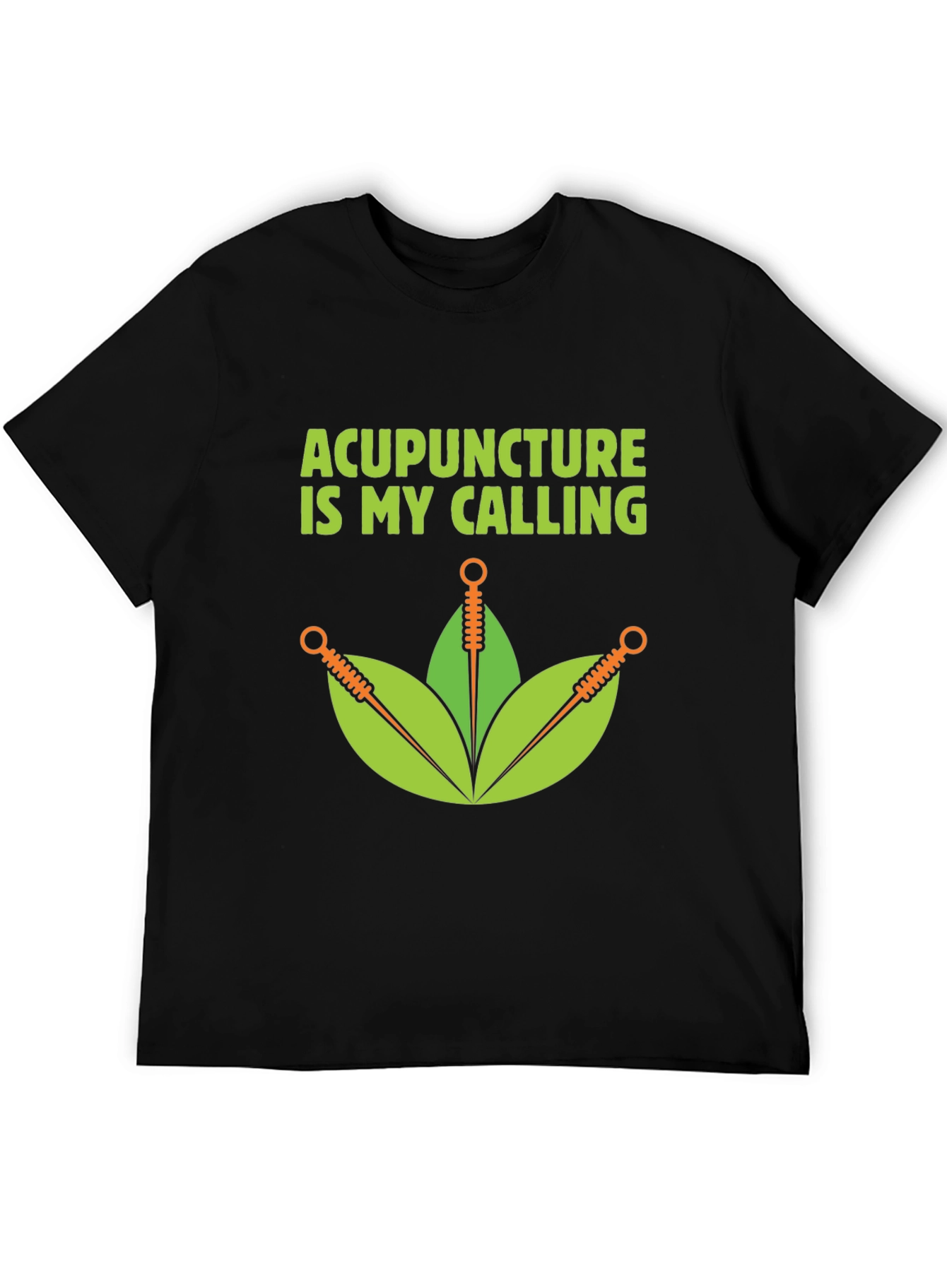 Black Acupuncture Is My Calling T-Shirt view 5