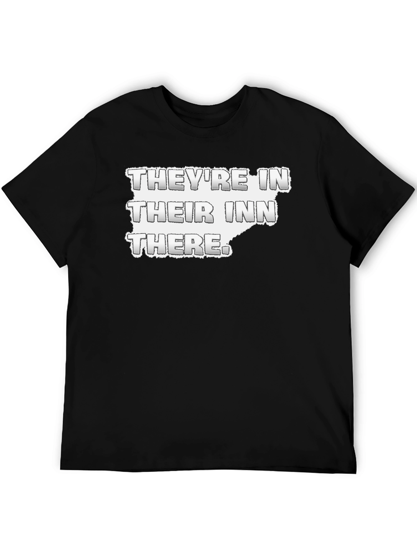 Black They're In Their Inn There T-Shirt view 5