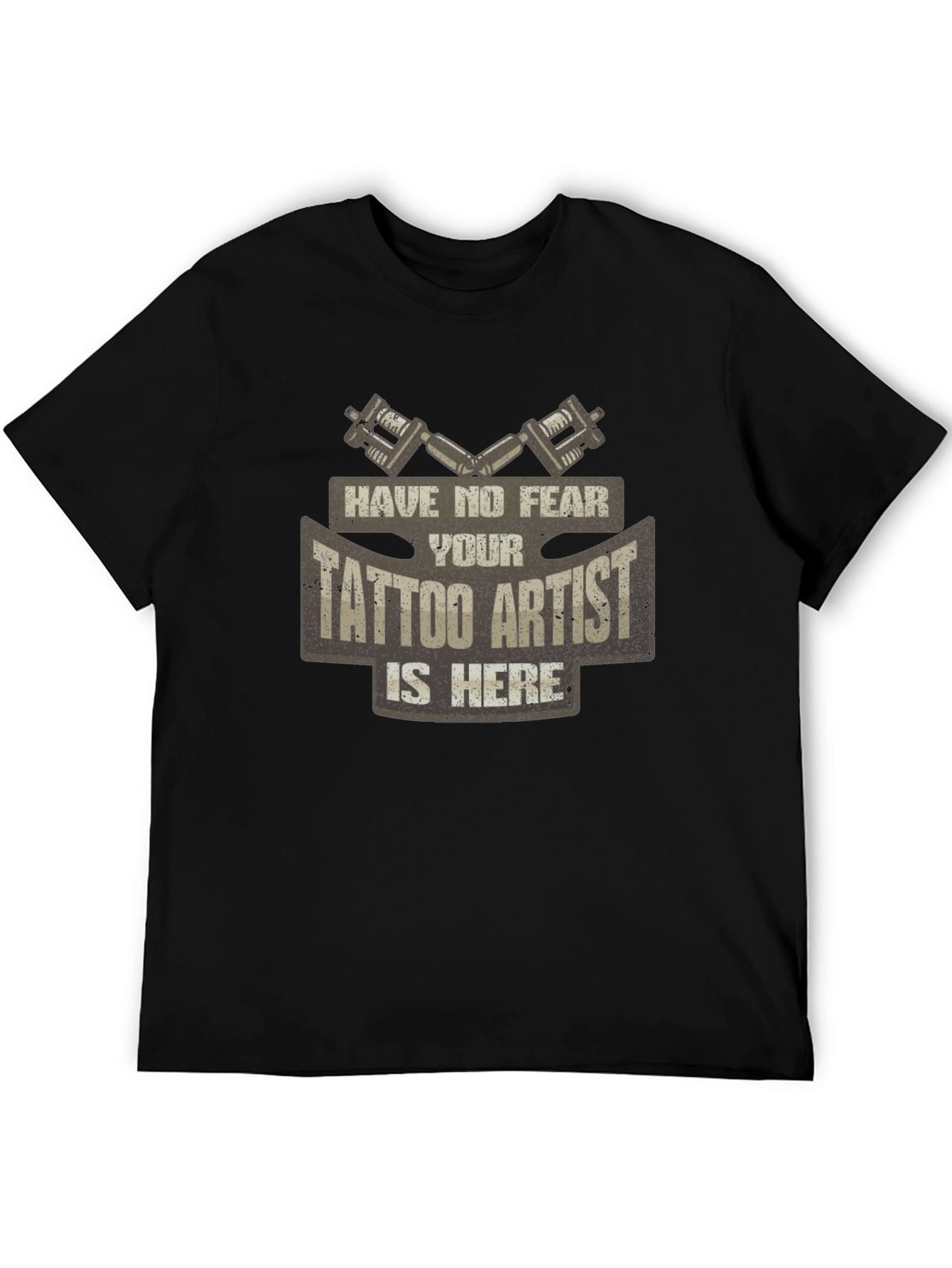 Black Tattoo Artist Graphic Tee - Have No Fear view 5