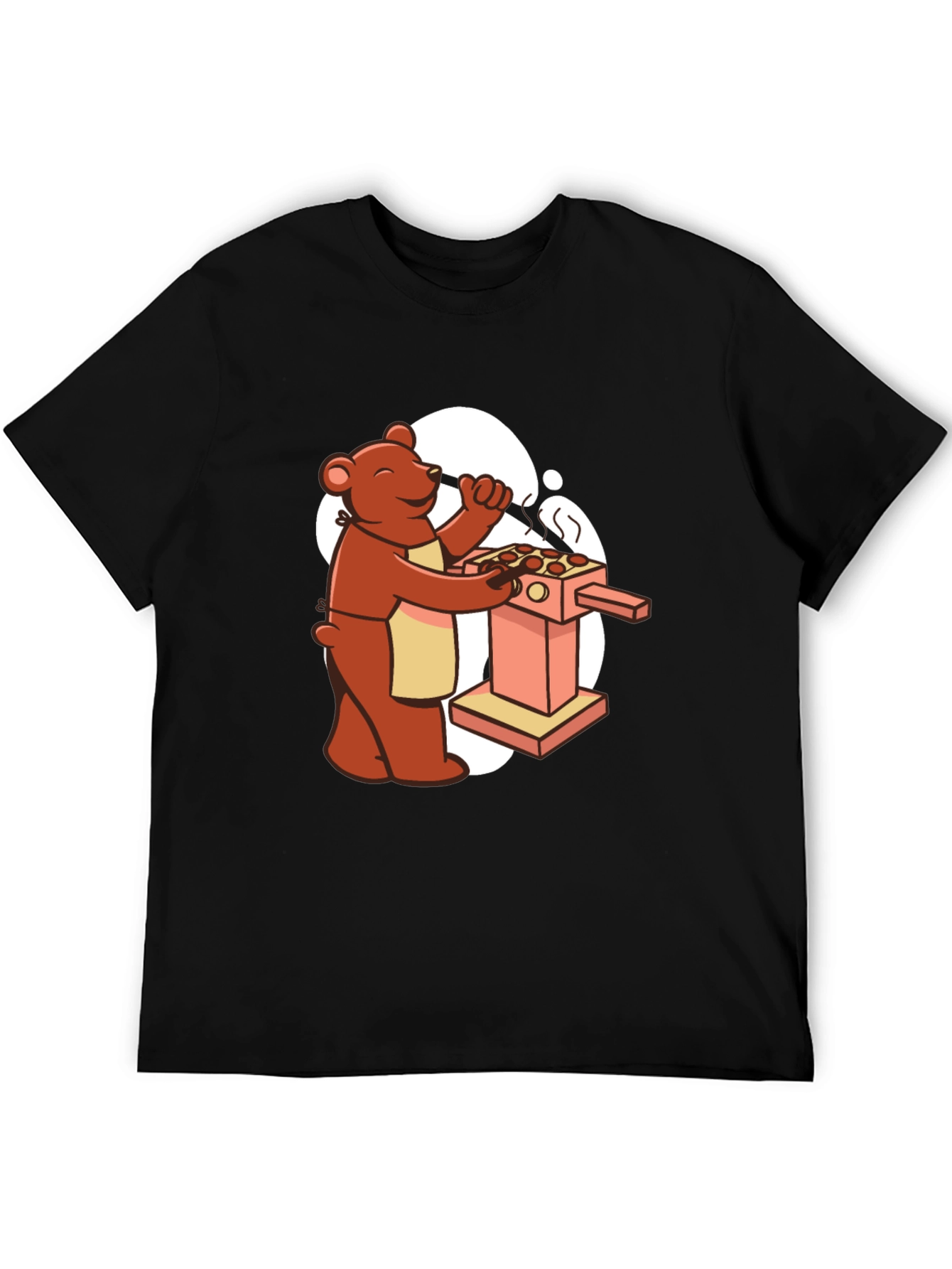 Black Bear Chef T-Shirt - Culinary Bearbecue view 5
