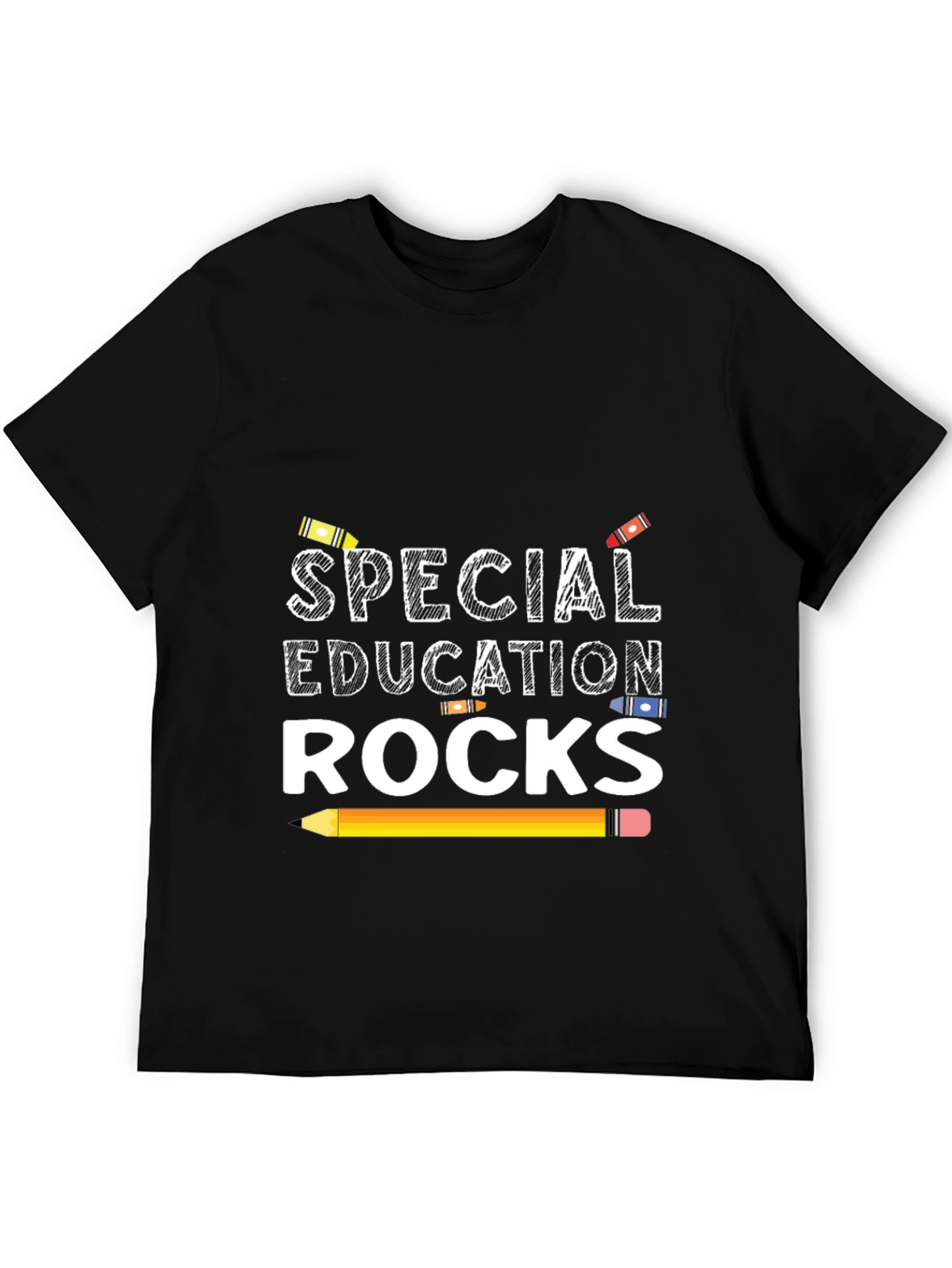 Black Special Education Rocks Graphic Tee view 5